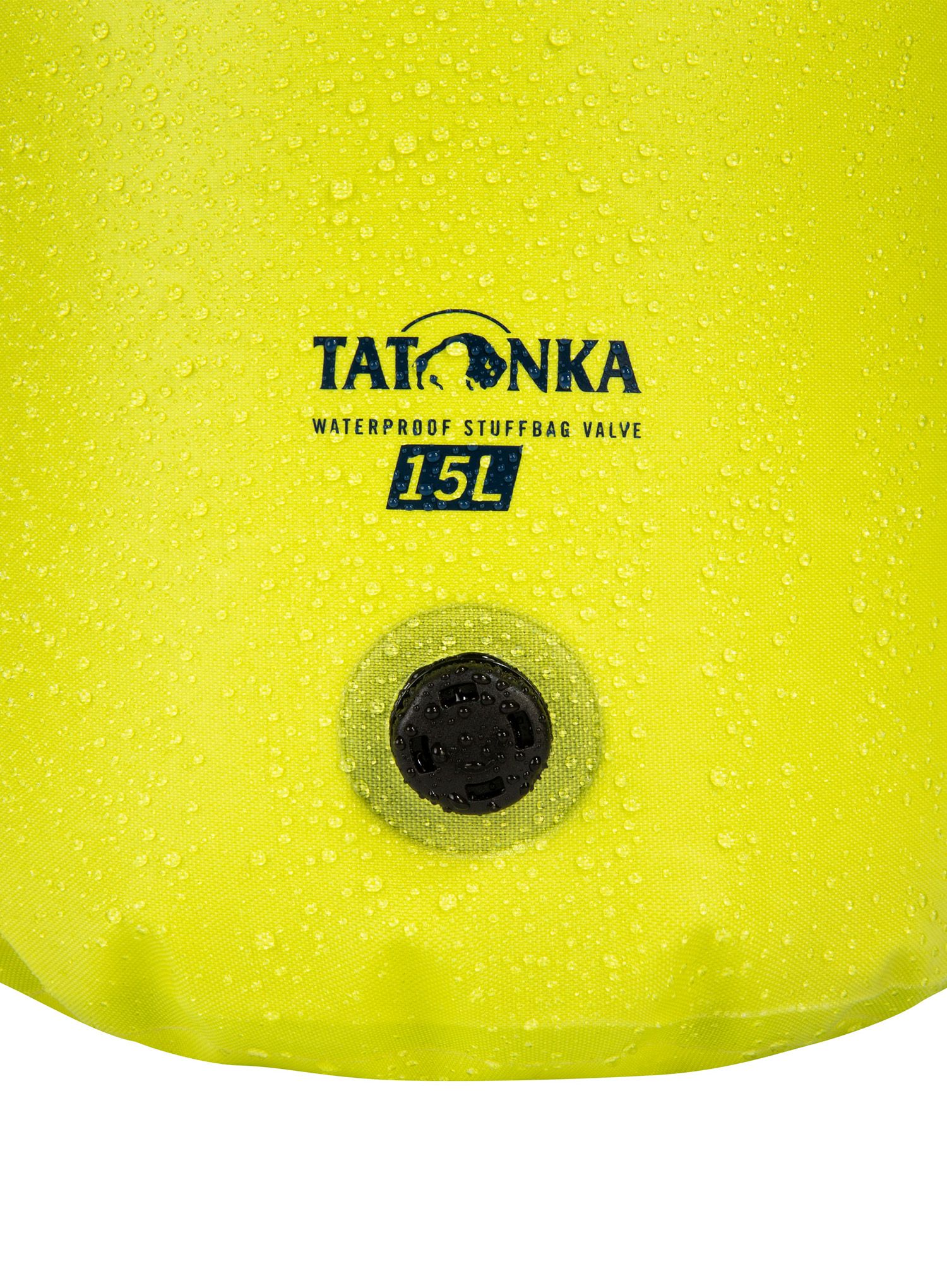 Nepremočljiva vreča Tatonka Wp Stuffbag Valve 15 l - lime