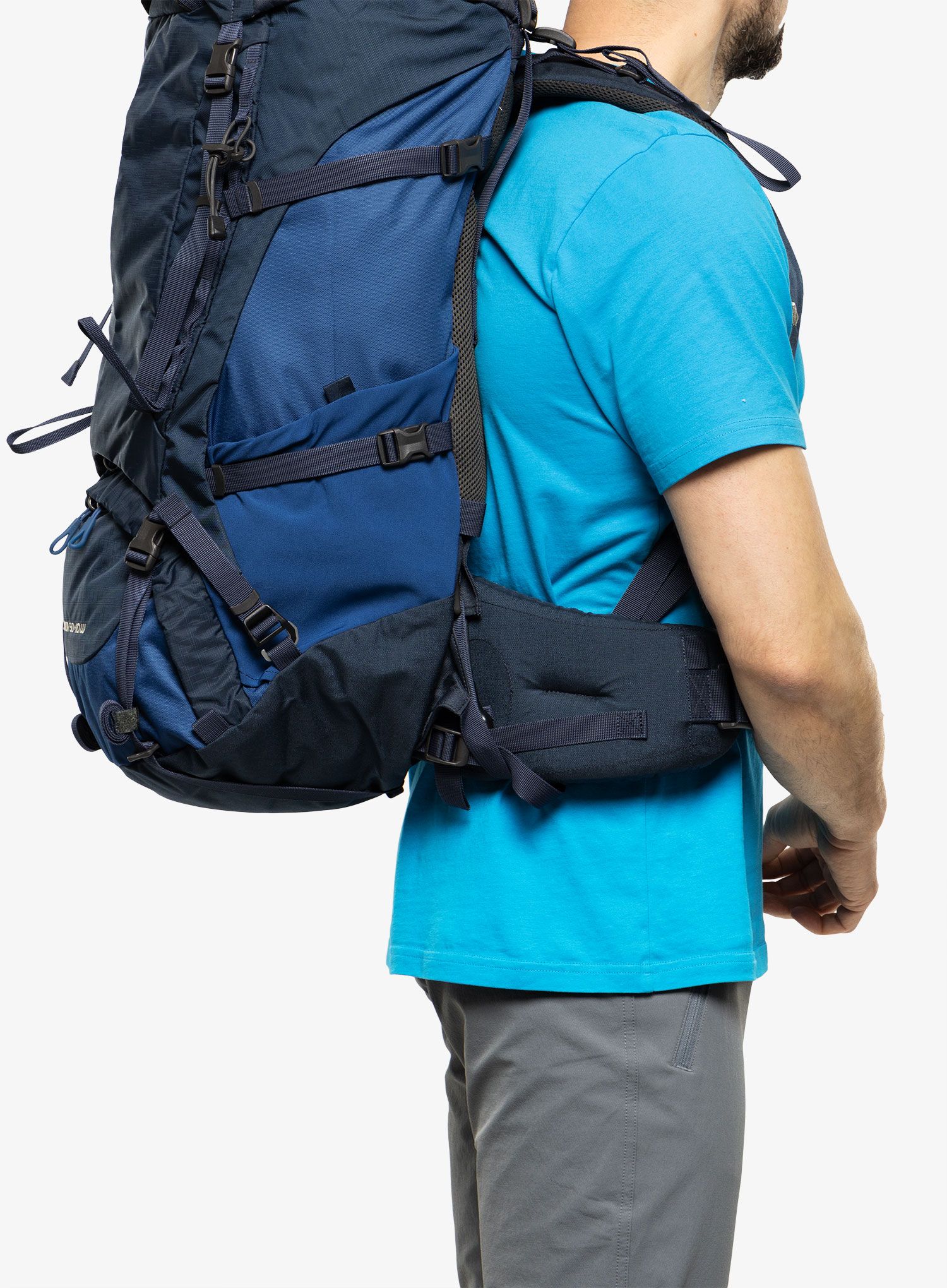 Ženski pohodniški nahrbtnik Tatonka Yukon 50+10 - navy/darker blue