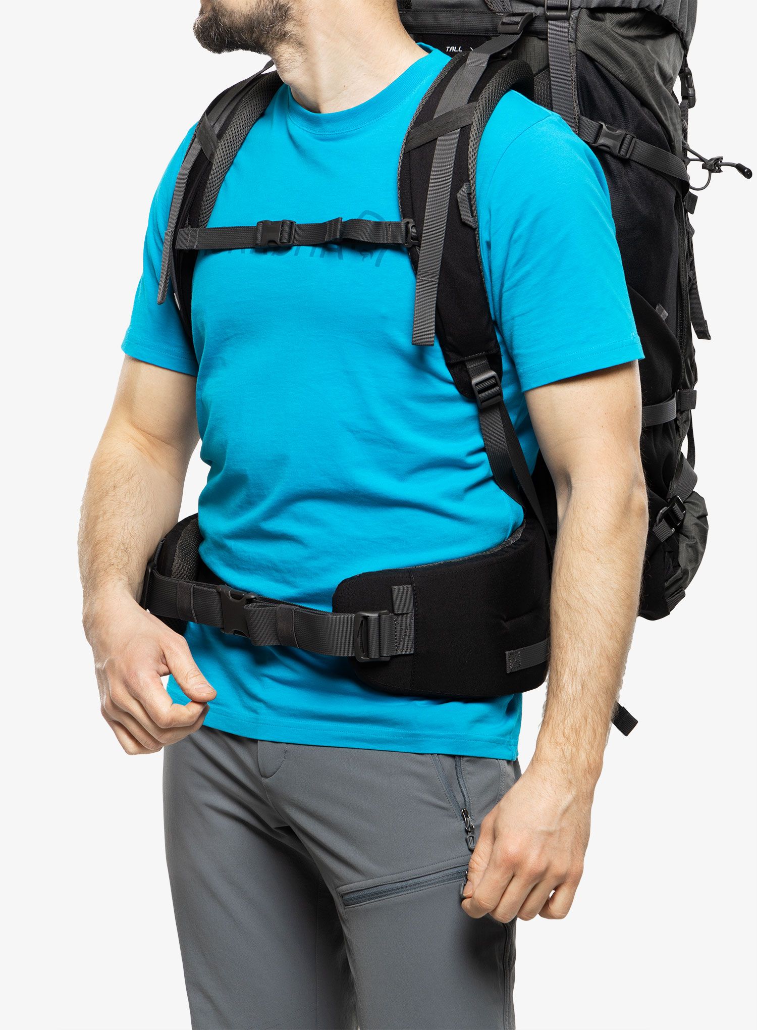 Pohodniški nahrbtnik Tatonka Yukon 60+10 - titan grey/black 