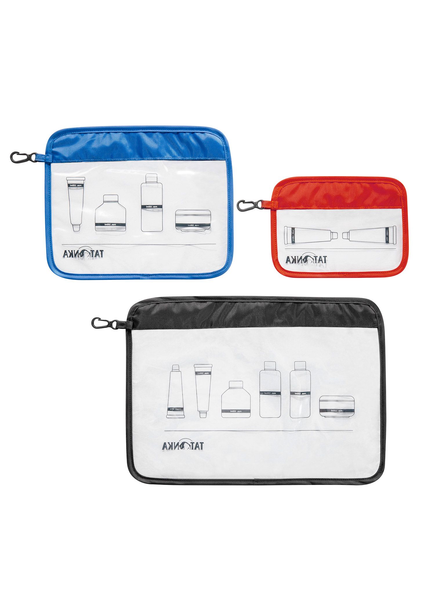 Komplet organizatorjev Tatonka Zip Flight Bag Set - assorted