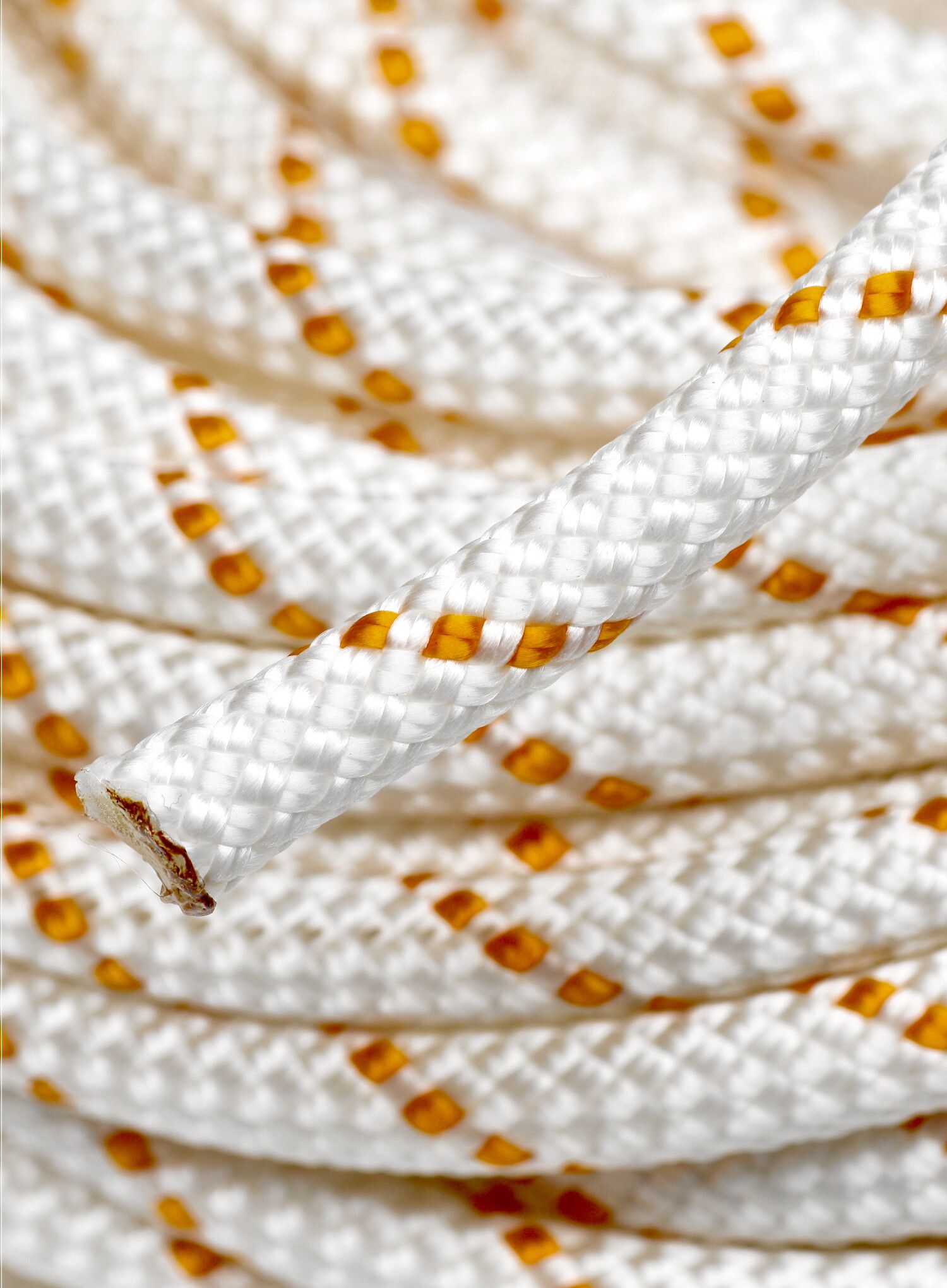 Statična vrv Tendon Speleo 9 mm - white/orange