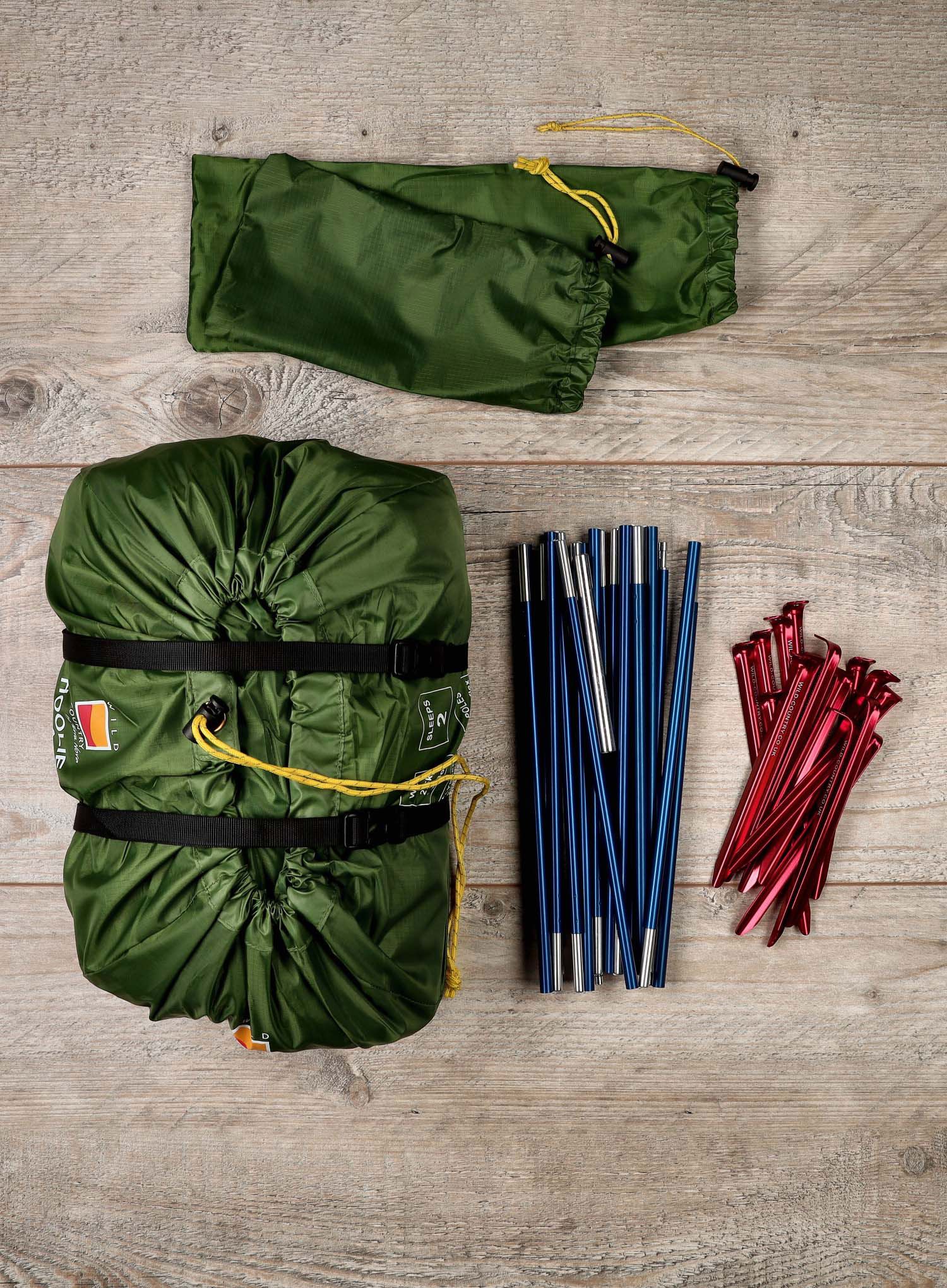 Šotor za 2 osebi Terra Nova Hoolie Compact 2 - green