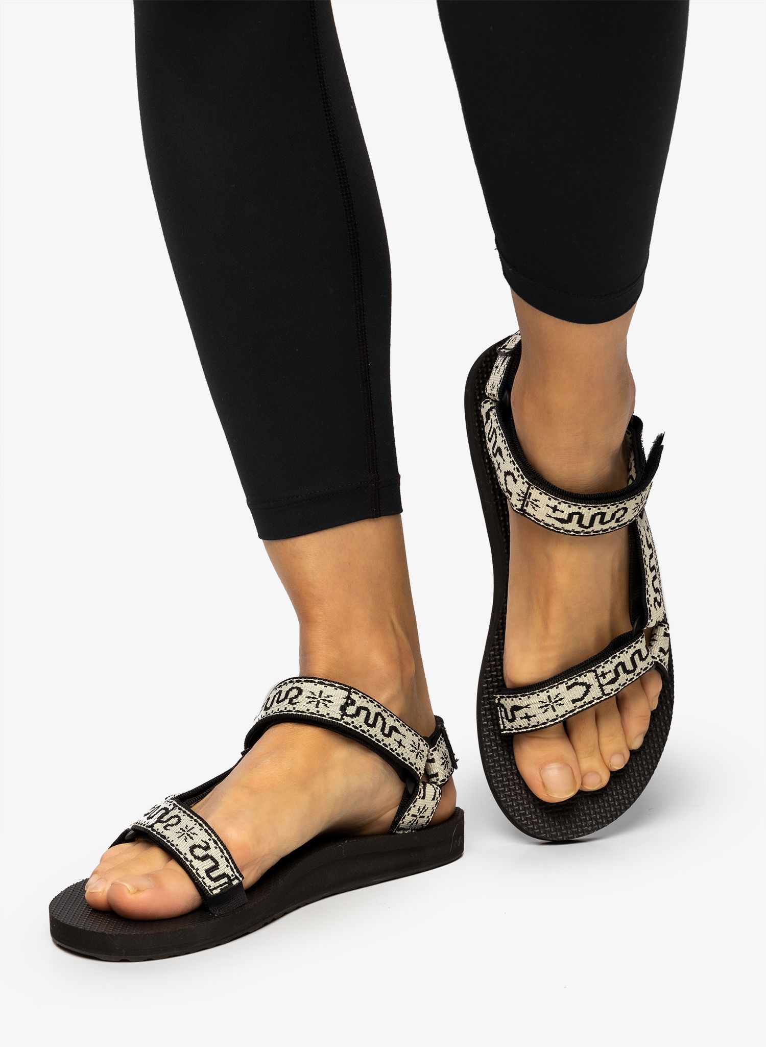 Ženski sandali Teva Original Universal - bandana white/black