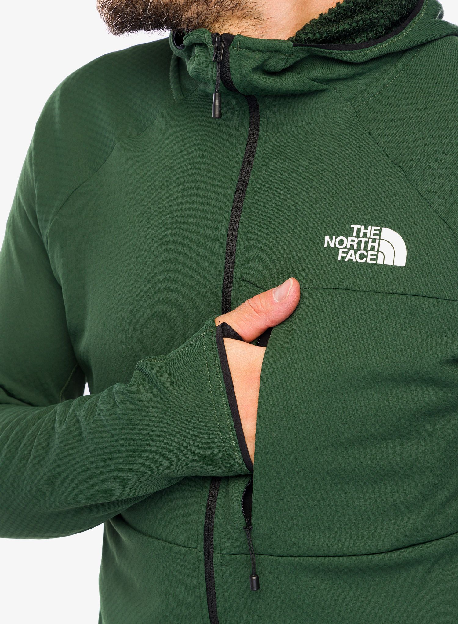 Jopica The North Face Summit FutureFleece FZ Hoodie - pine needle