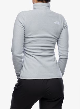 Ženska jopica The North Face 100 Glacier 1/4 Zip - light grey
