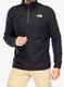 Jopica z zadrgo The North Face 100 Glacier 1/4 Zip - tnf black