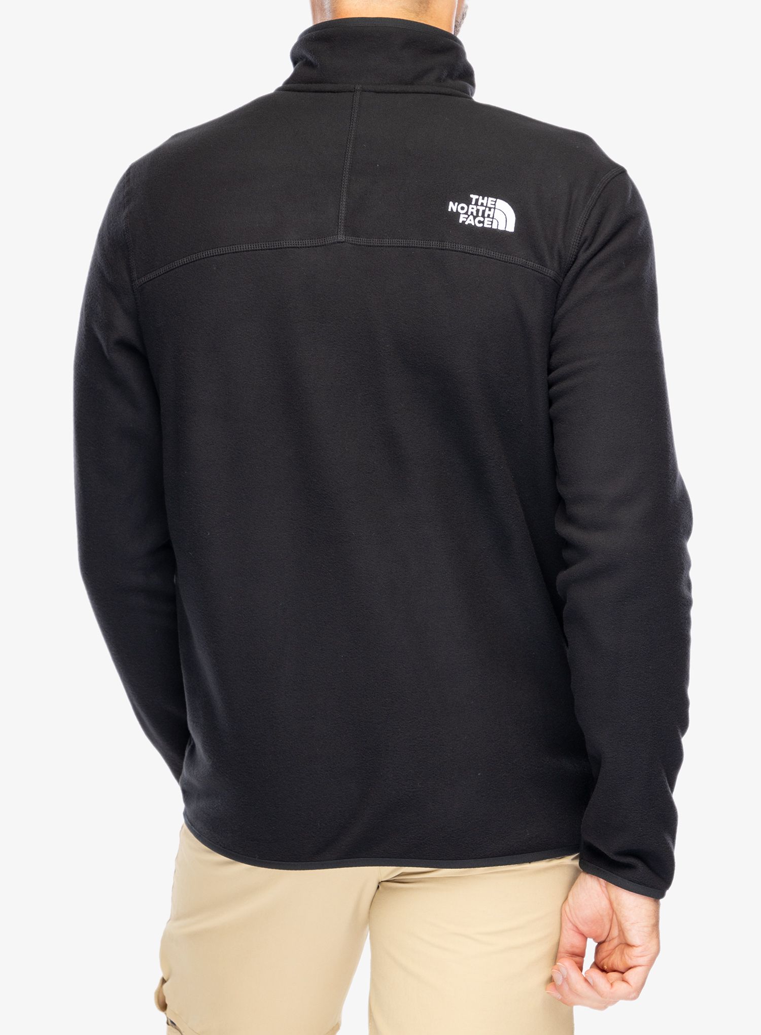 Jopica z zadrgo The North Face 100 Glacier 1/4 Zip - tnf black
