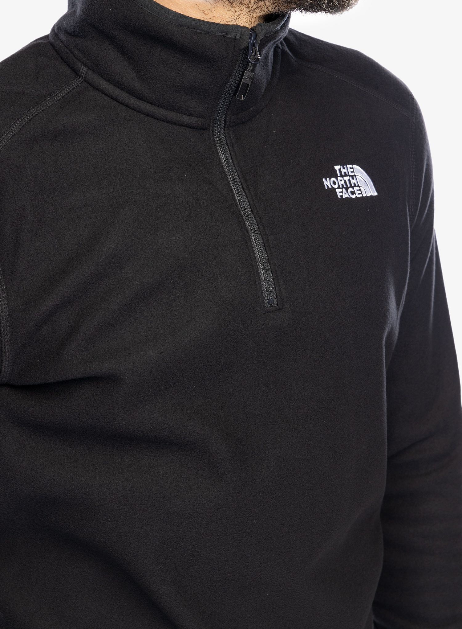 Jopica z zadrgo The North Face 100 Glacier 1/4 Zip - tnf black