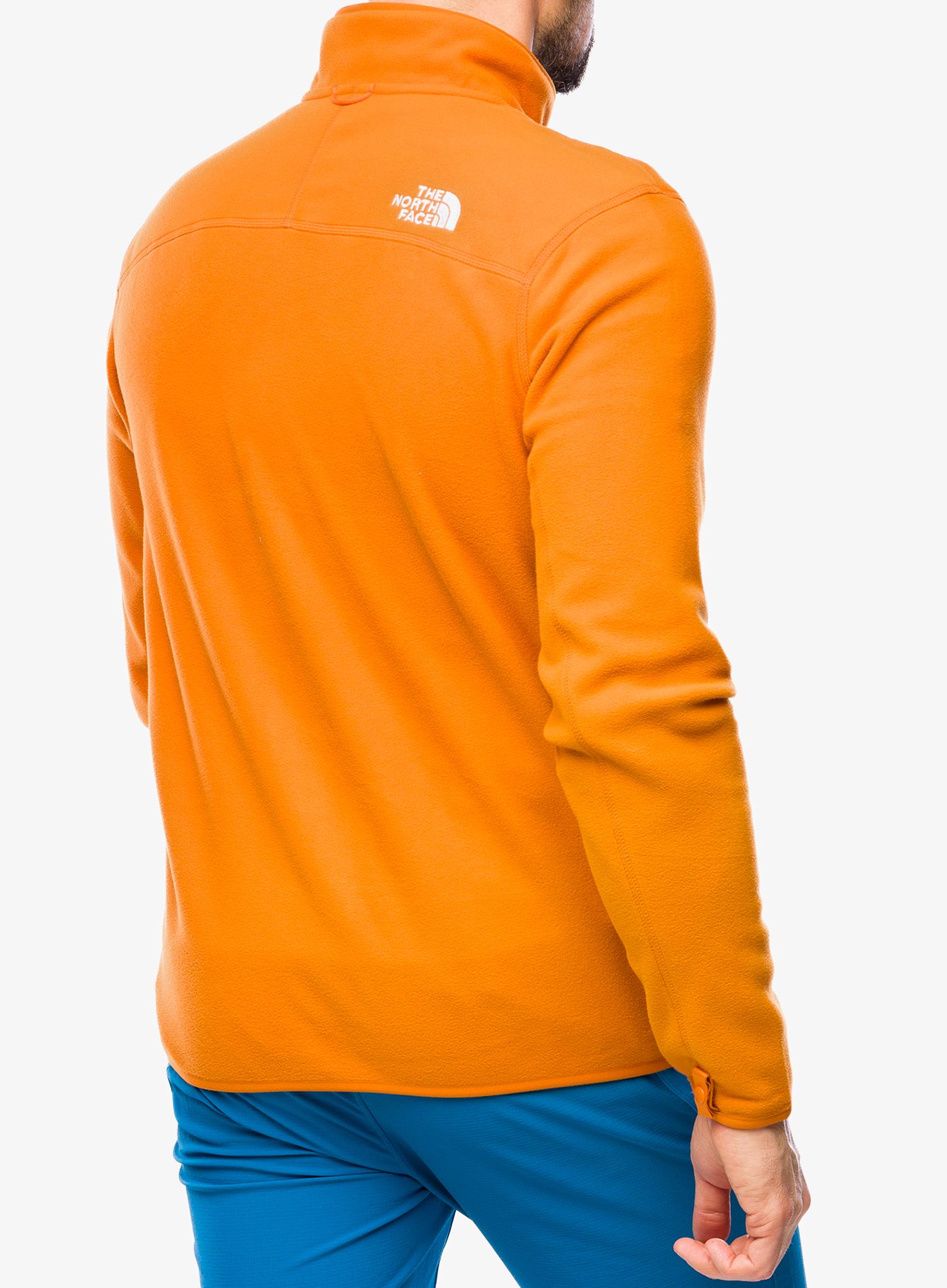 Jopica na zadrgo The North Face 100 Glacier Full Zip - desert rust