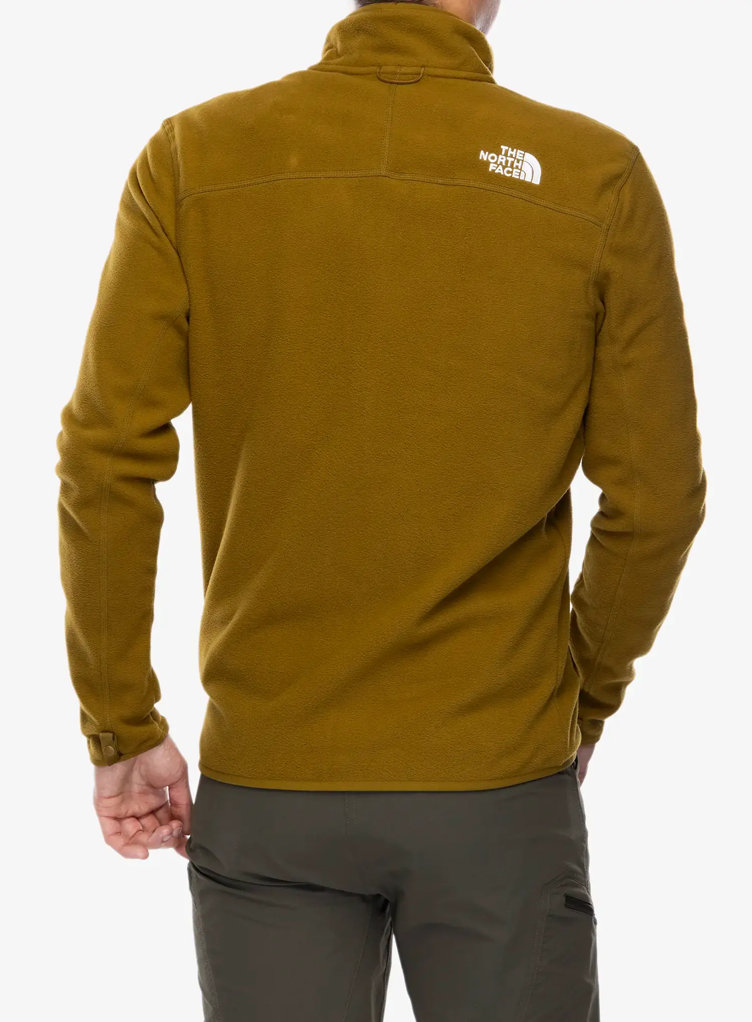 Flis The North Face 100 Glacier Full Zip - moss green