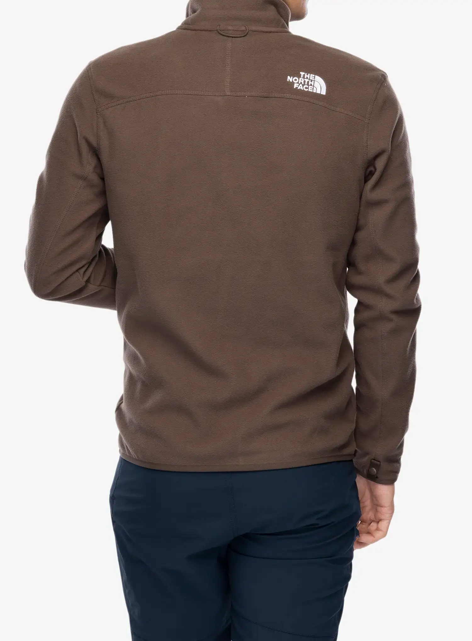 Flis The North Face 100 Glacier Full Zip - smokey brown