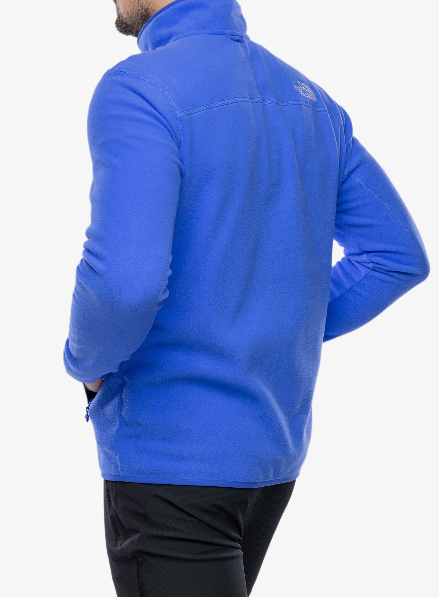 Flis The North Face 100 Glacier Full Zip - solar blue