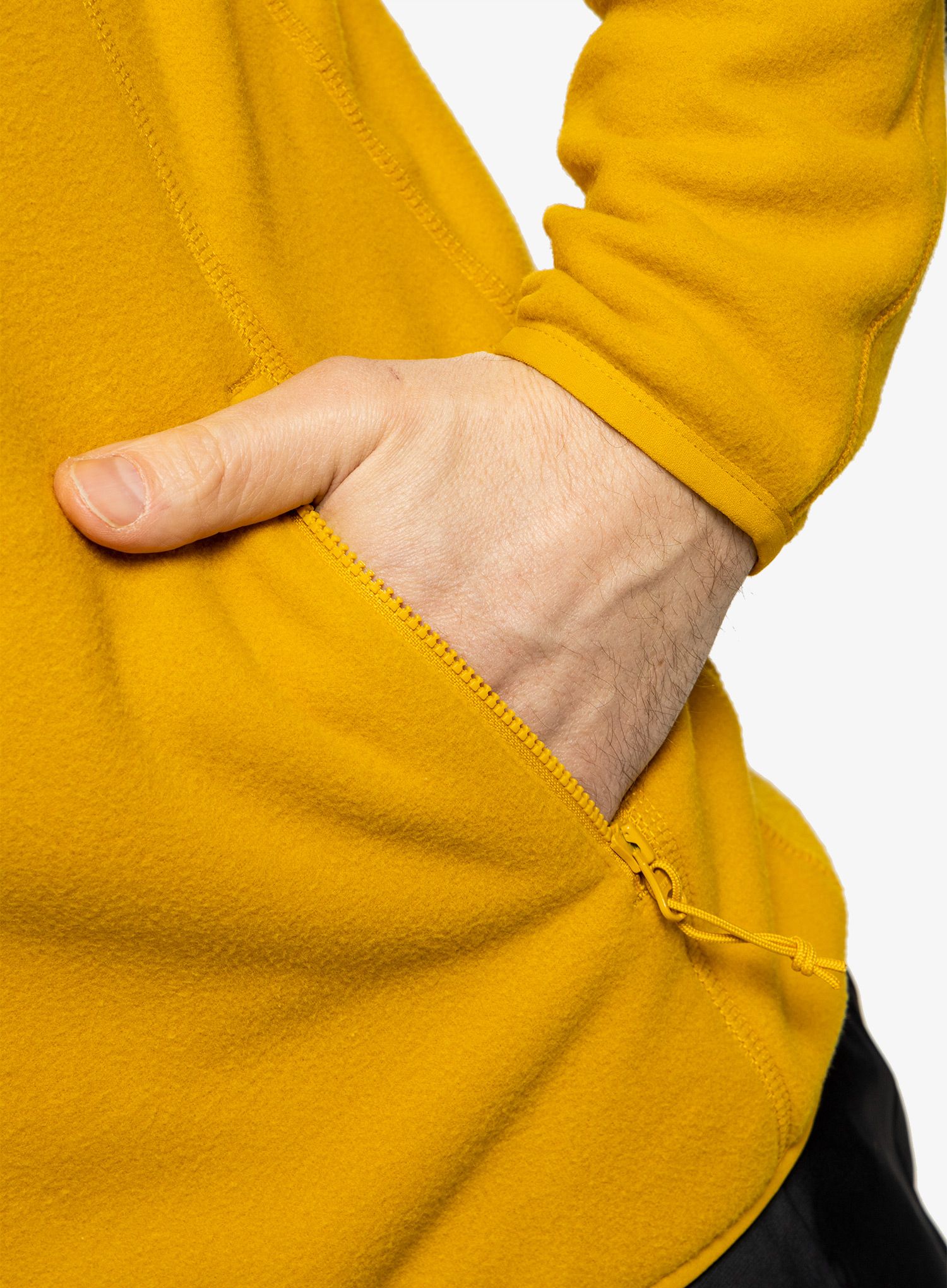 Puloverji brez kapuce The North Face 100 Glacier Full Zip - yellow