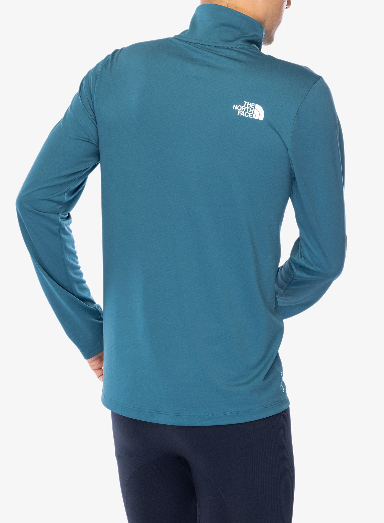 Puloverji brez kapuce The North Face 24/7 1/4 Zip Tee - mallard blue