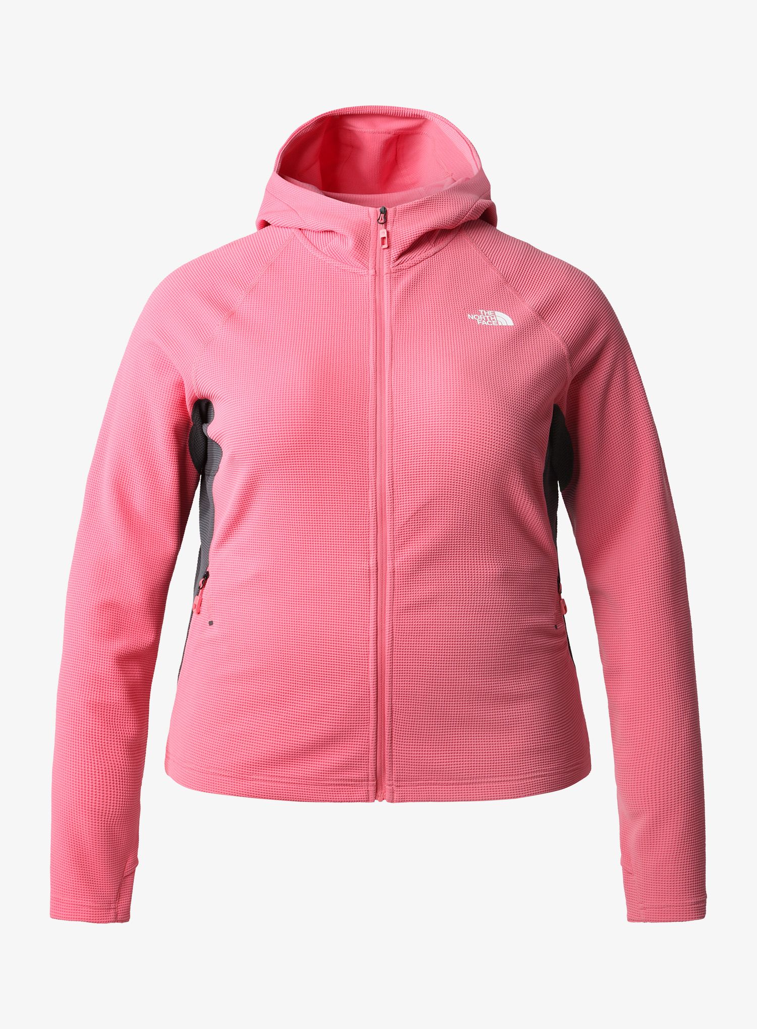 Ženska jopica The North Face AO Full Zip Hoodie Plus - pink/grey
