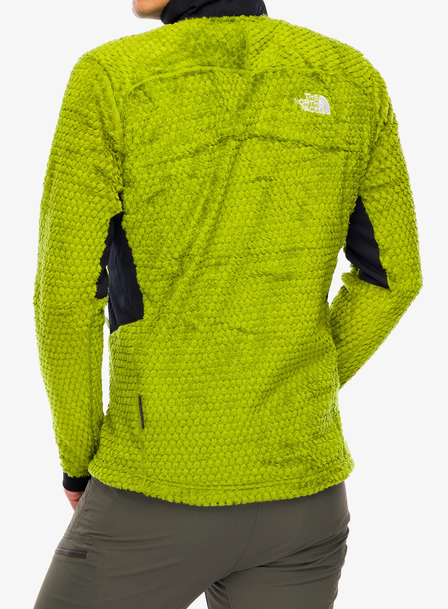 Flis The North Face Alpedge High Loft Jacket - oak green/tnf black