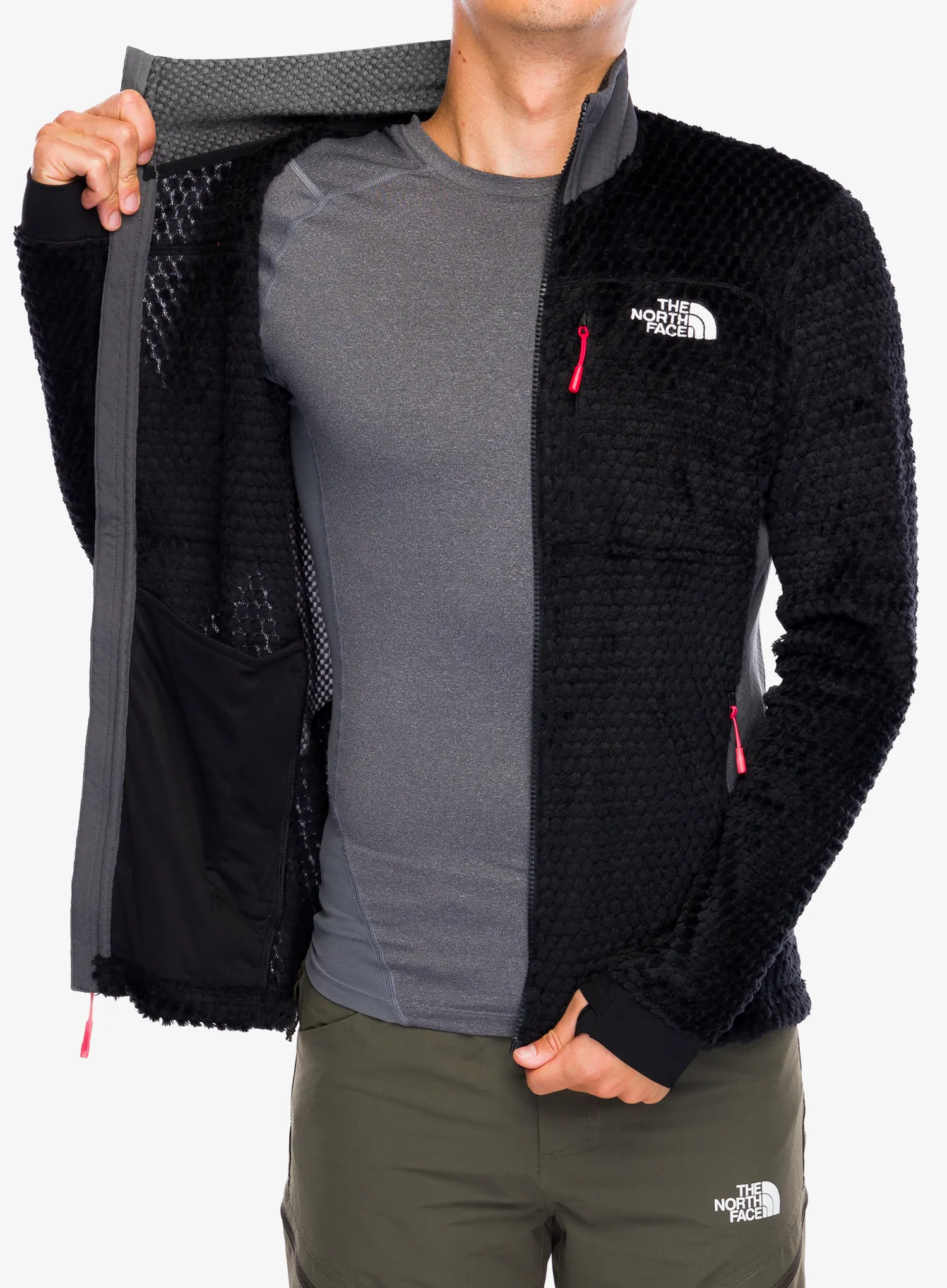 Flis The North Face Alpedge High Loft Jacket - tnf black/anthracite grey