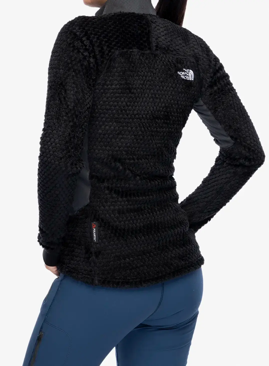Ženski flis The North Face Alpedge High Loft Jacket - tnf black/asphalt grey