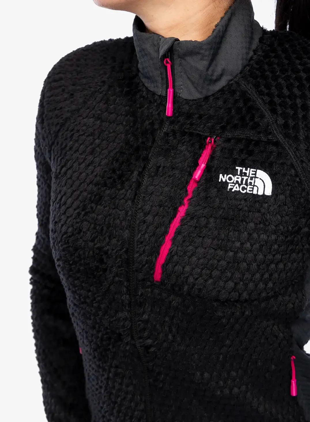 Ženski flis The North Face Alpedge High Loft Jacket - tnf black/asphalt grey