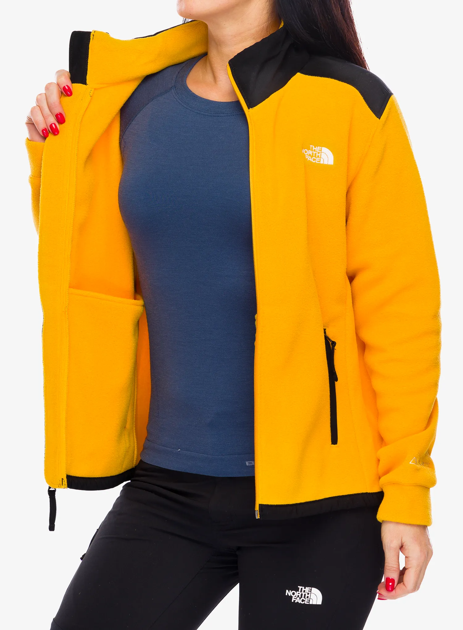 Ženski flis The North Face Alpine Polartec 200 FZ Jacket - summit gold/tnf black