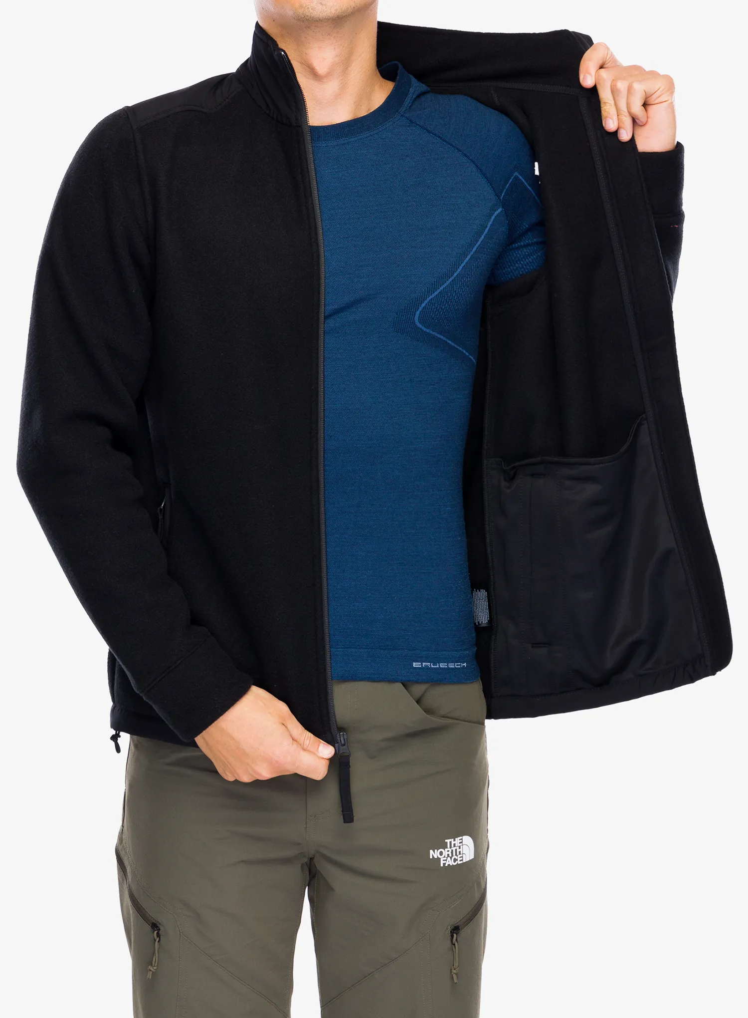Jopica na zadrgo The North Face Alpine Polartec 200 Fz Jacket - tnf black/tnf black