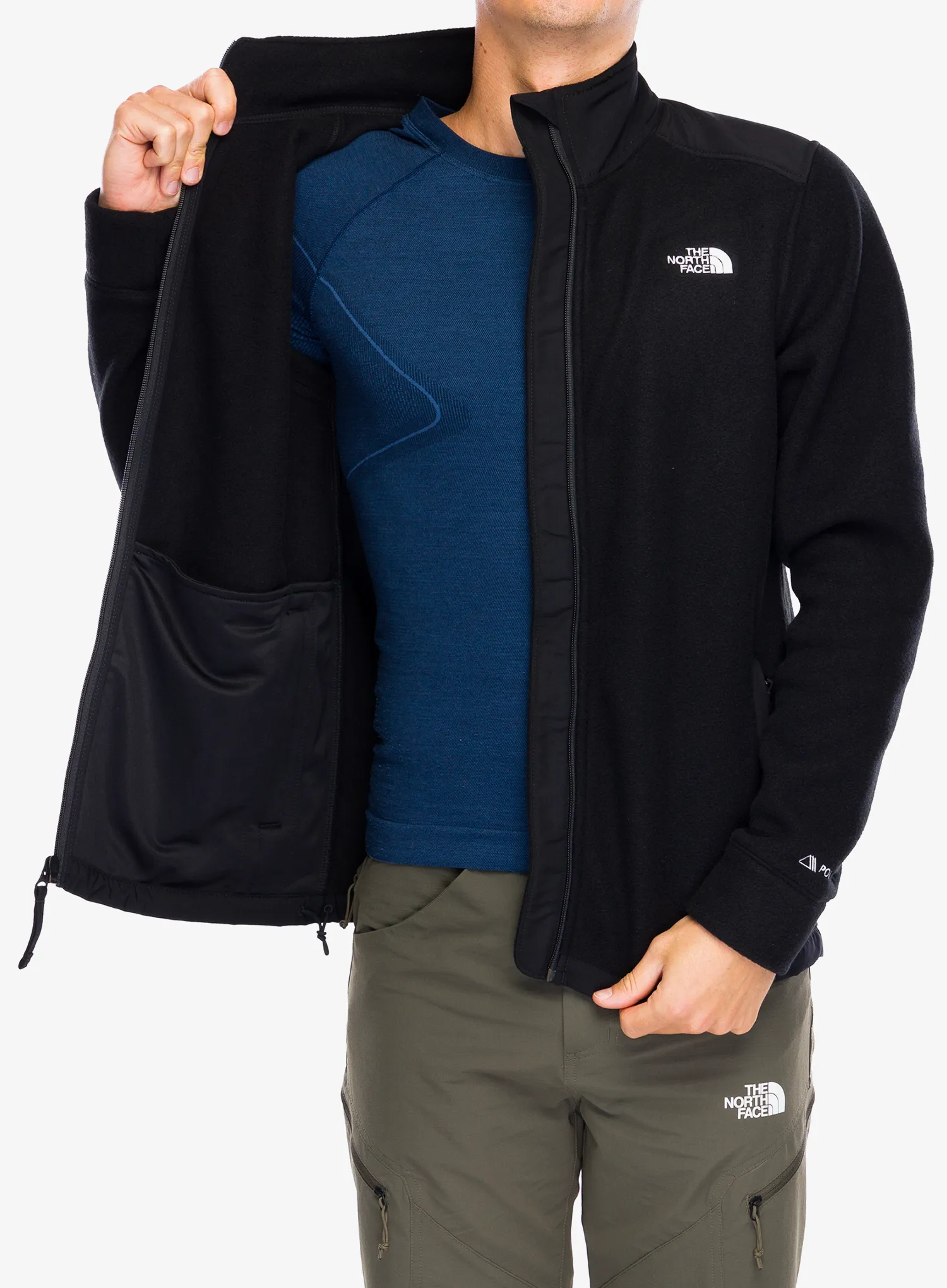 Jopica na zadrgo The North Face Alpine Polartec 200 Fz Jacket - tnf black/tnf black