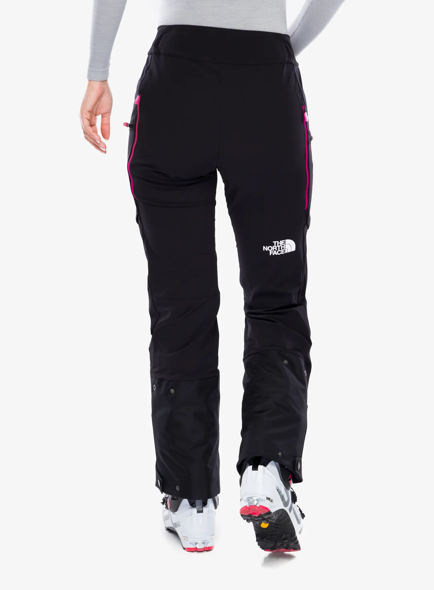 Ženske hlače The North Face Alstorm Hybrid Pant - tnf black/pink primrose