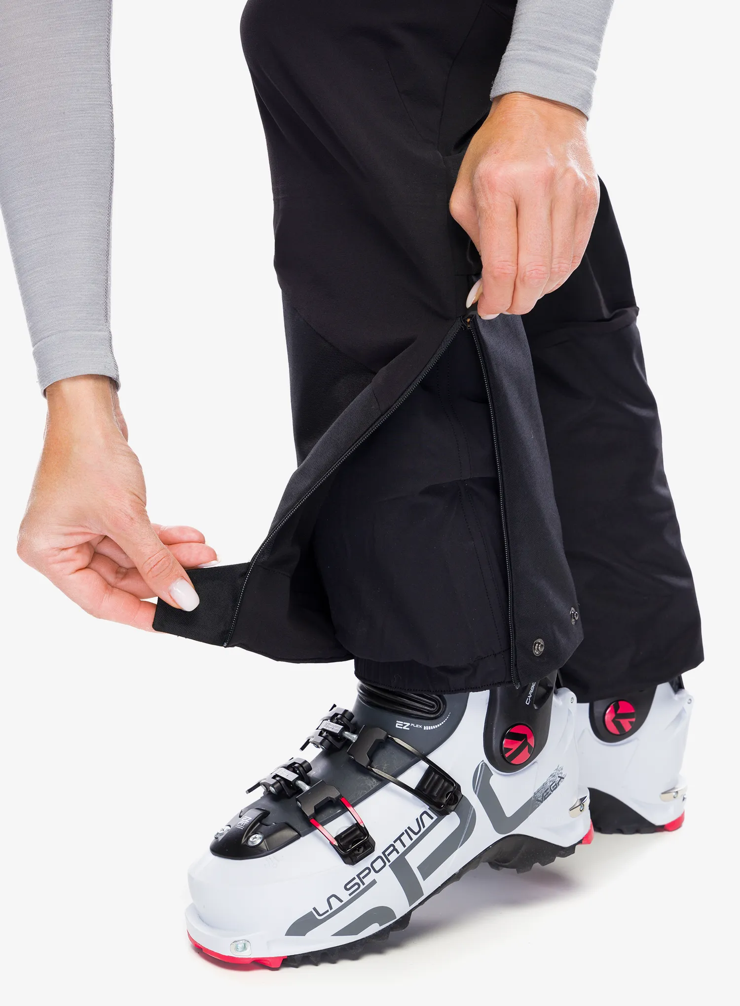 Ženske hlače The North Face Alstorm Hybrid Pant - tnf black/pink primrose