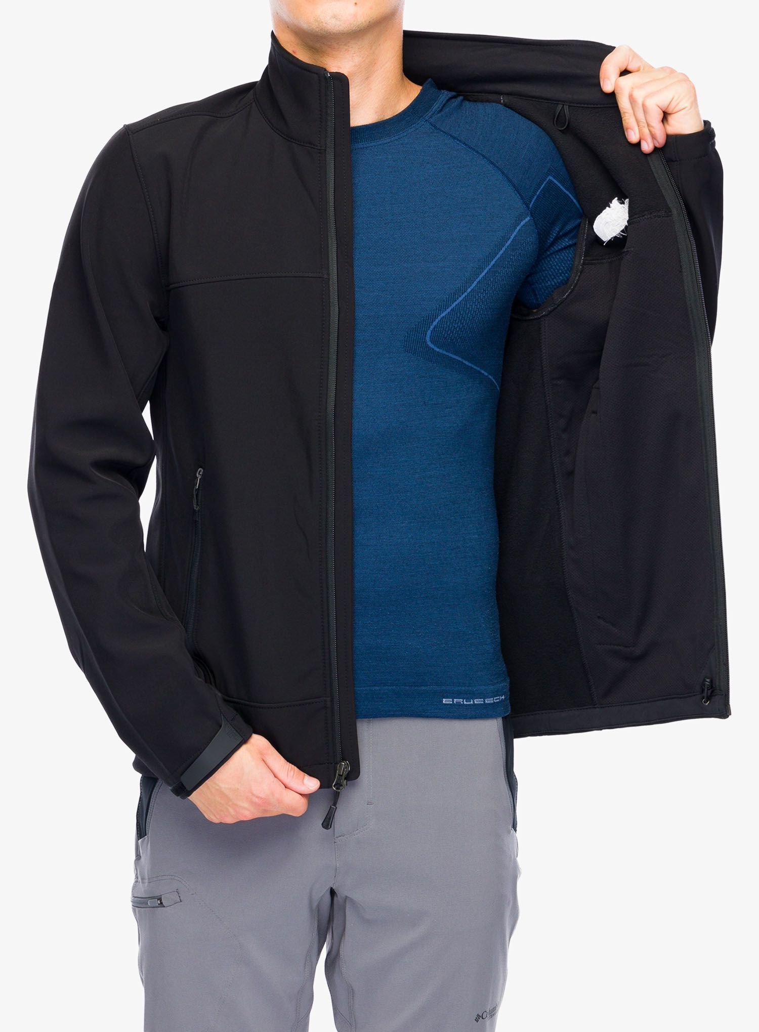 Softshell jakna The North Face Apex Bionic Jacket - tnf black/tnf white