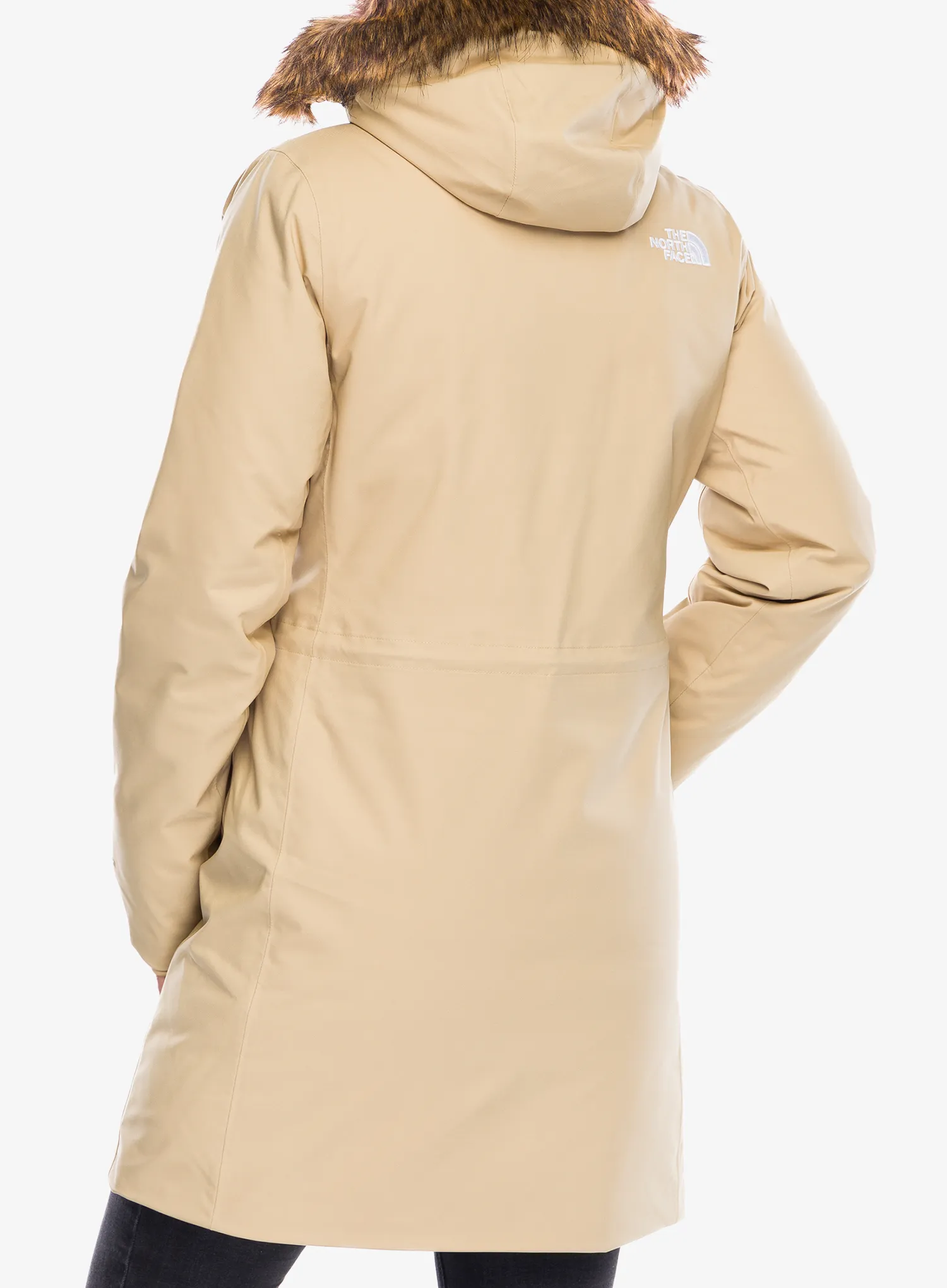 Ženski plašč The North Face Arctic Parka - khaki stone