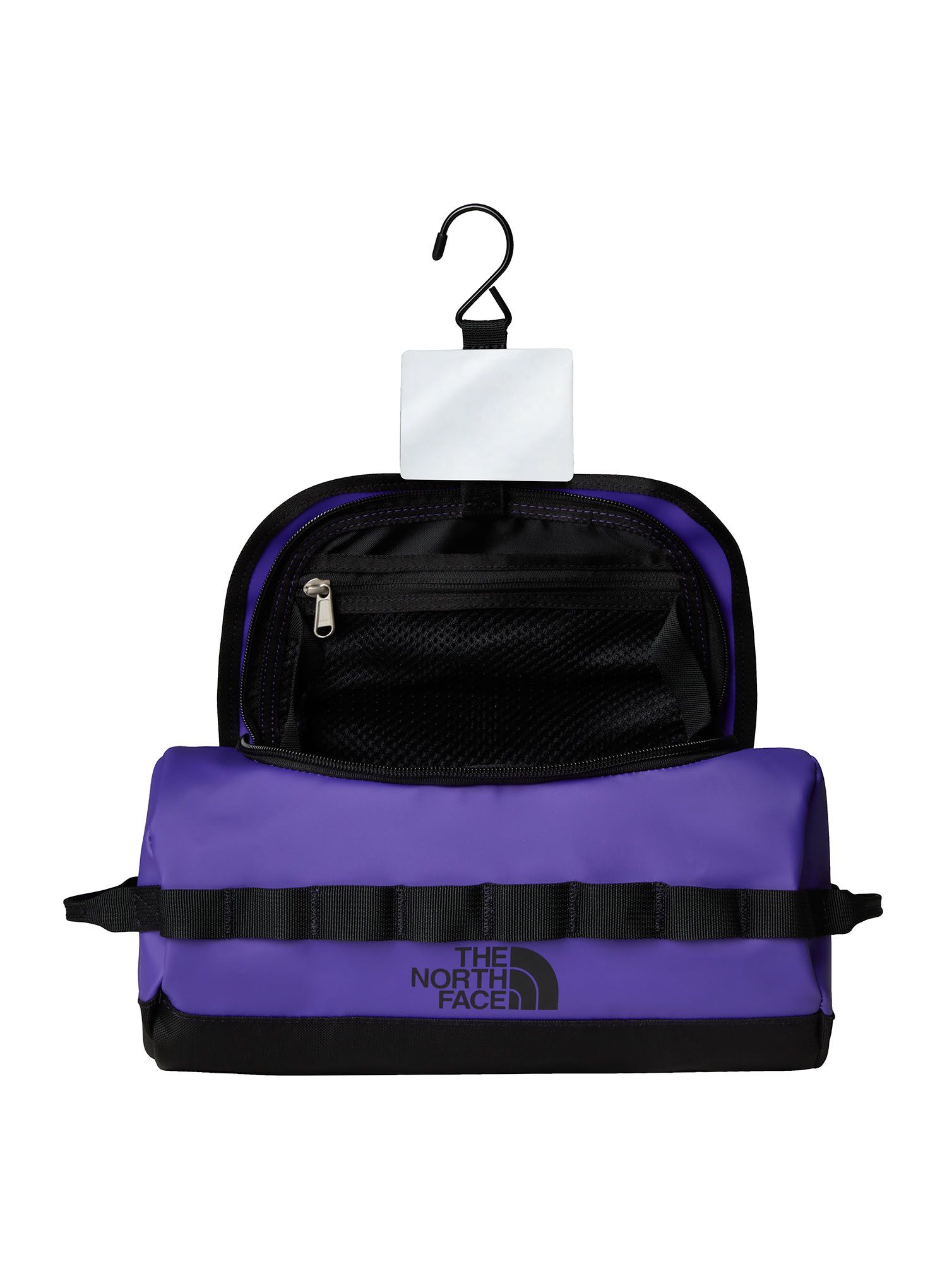 Kozmetična torbica The North Face BC Travel Canister L - peak purple/tnf black