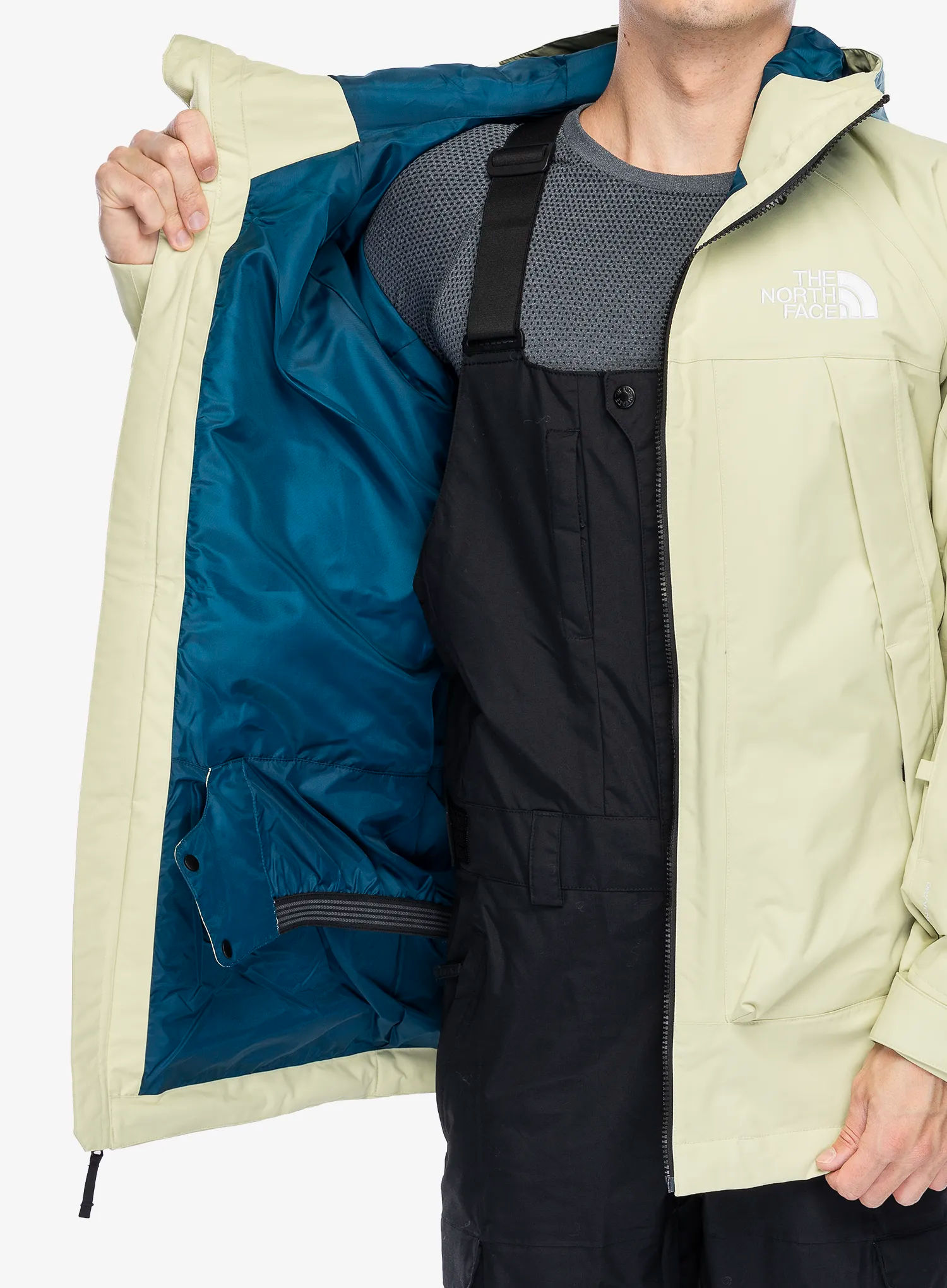 Smučarska jakna The North Face Balfron Jacket - nettle/algae blue