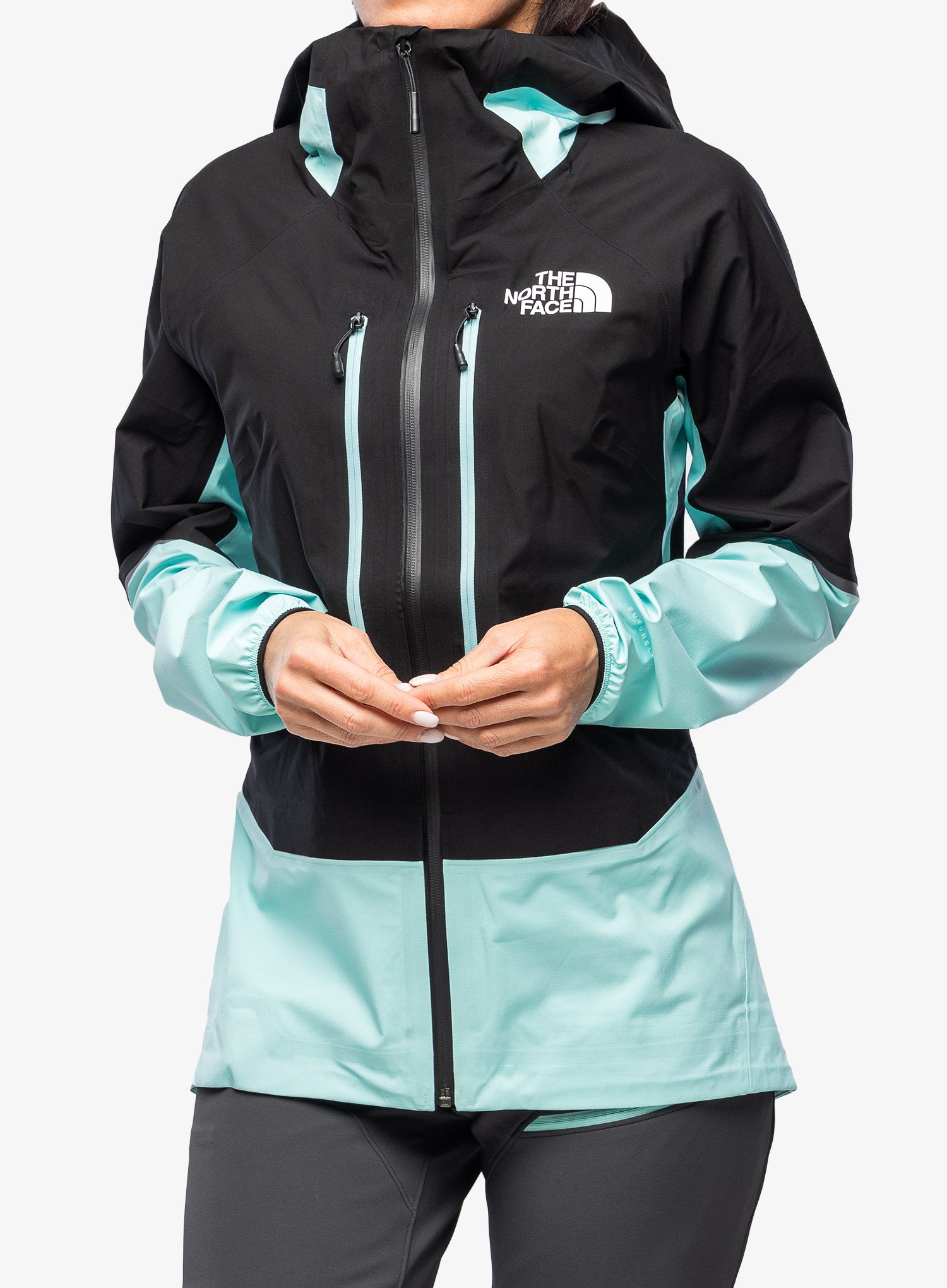Ženska nepremočljiva jakna The North Face Balmenhorn FUTURELIGHT Shell - black/teal