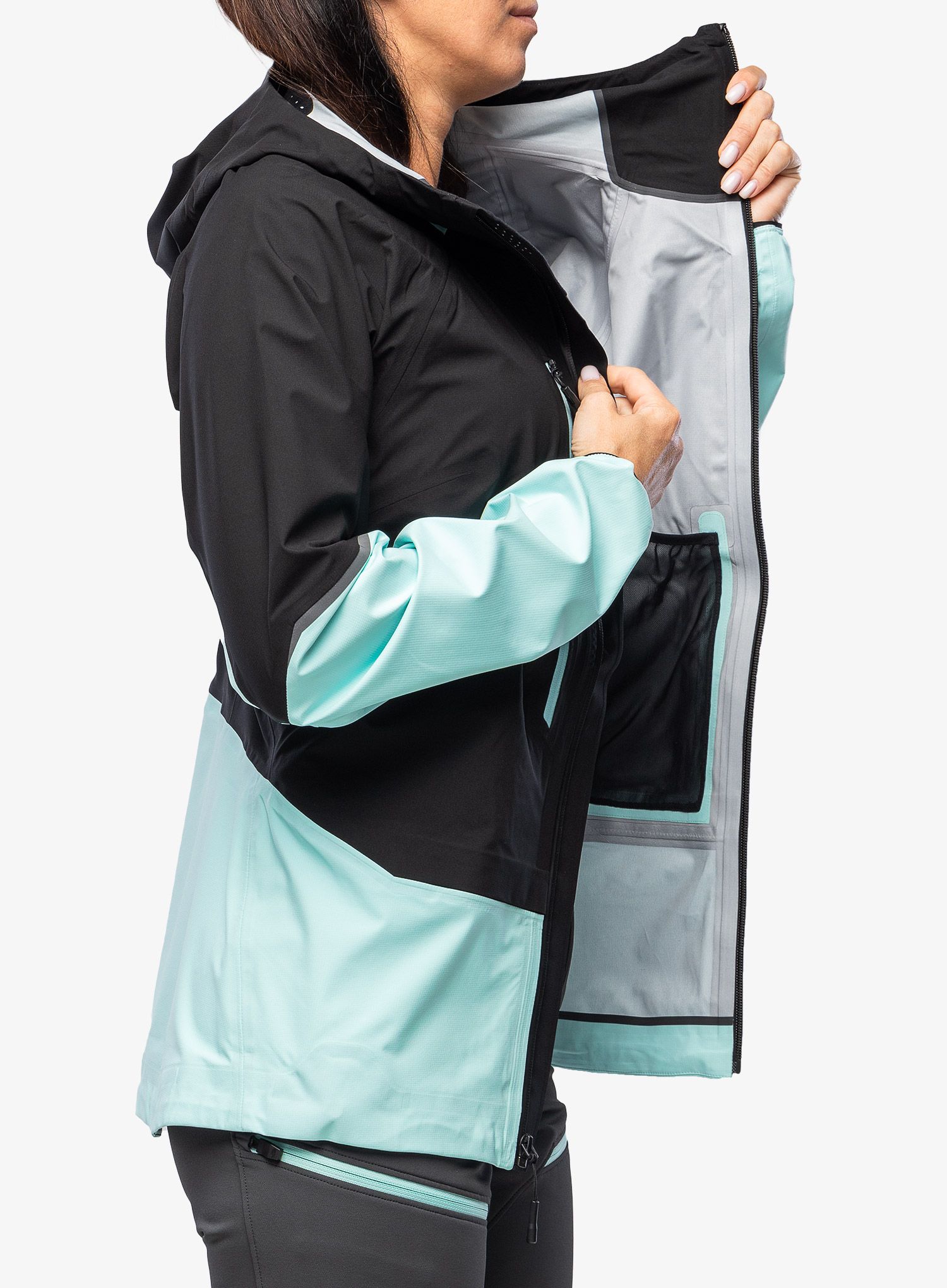 Ženska nepremočljiva jakna The North Face Balmenhorn FUTURELIGHT Shell - black/teal