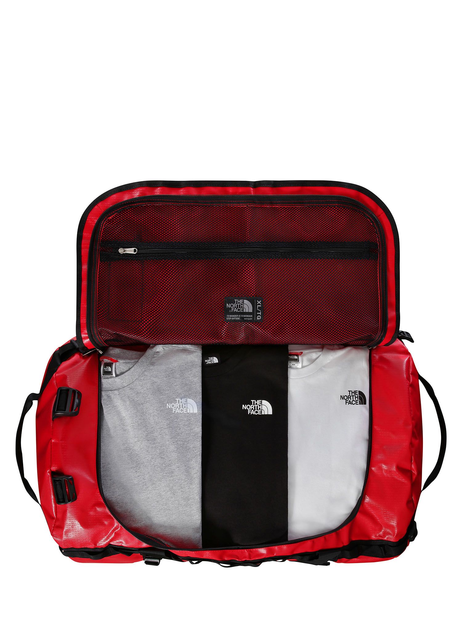 Potovalna torba The North Face Base Camp Duffel XL - tnf red/tnf black
