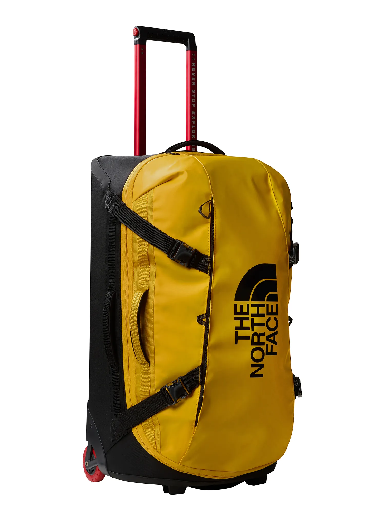 Potovalni kovček The North Face Base Camp Rolling Thunder 28 - summit gold/tnf black