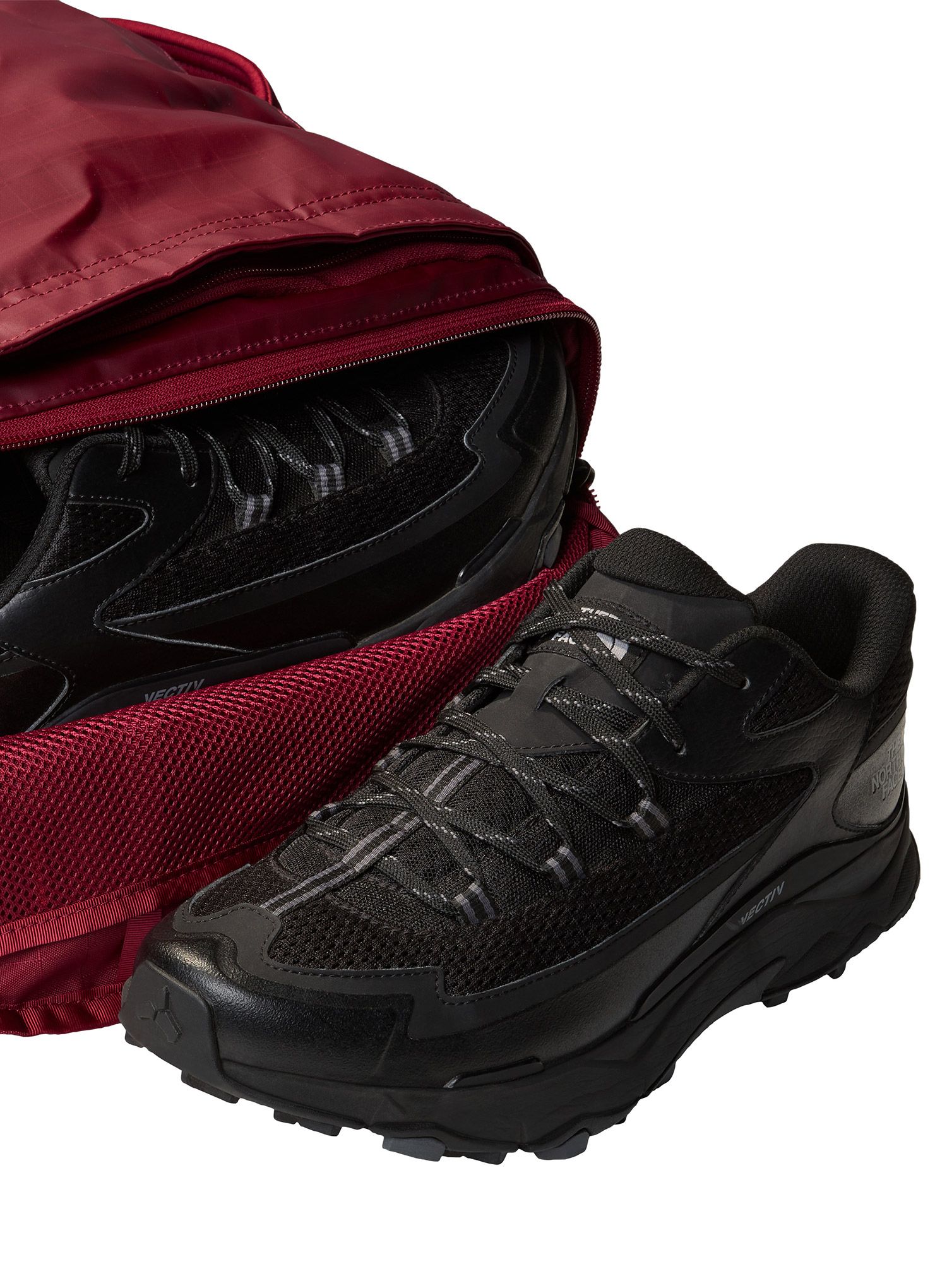 Potovalna torba The North Face Base Camp Voyager Duffel 32L - beetroot/tnf red