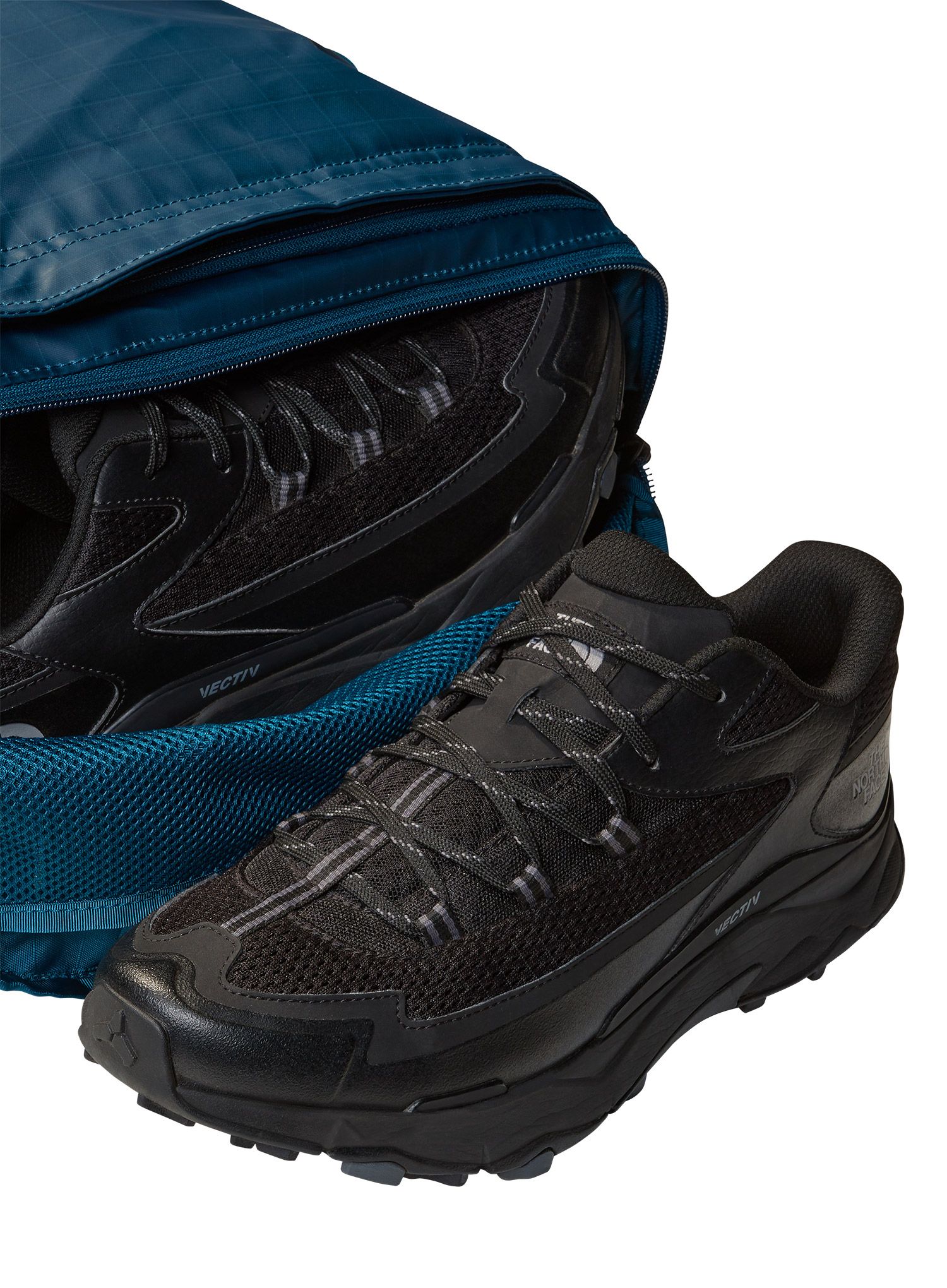 Potovalna torba The North Face Base Camp Voyager Duffel 32L - midnight petrol/algae blue