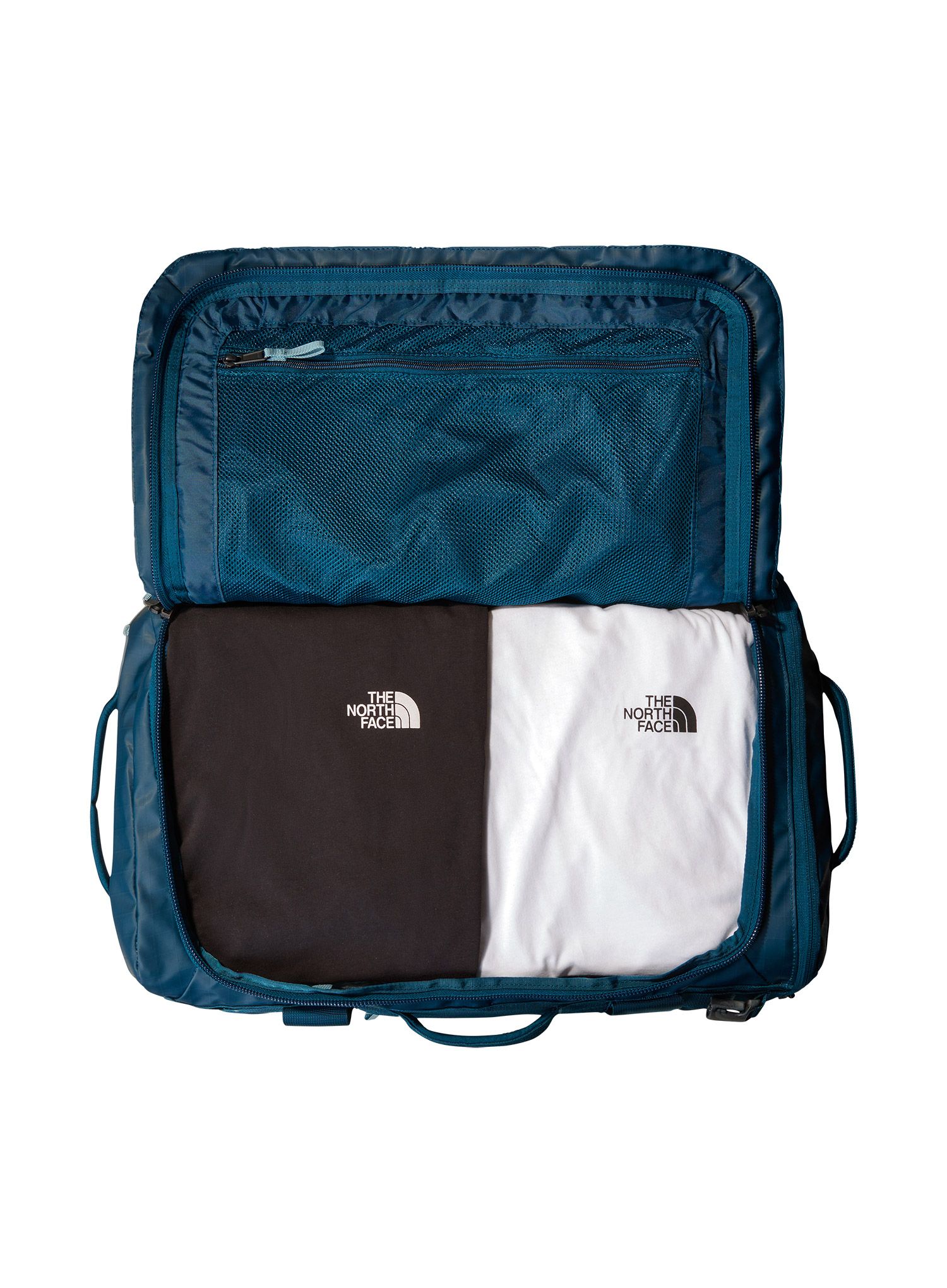 Potovalna torba The North Face Base Camp Voyager Duffel 42L - midnight petrol/algae blue