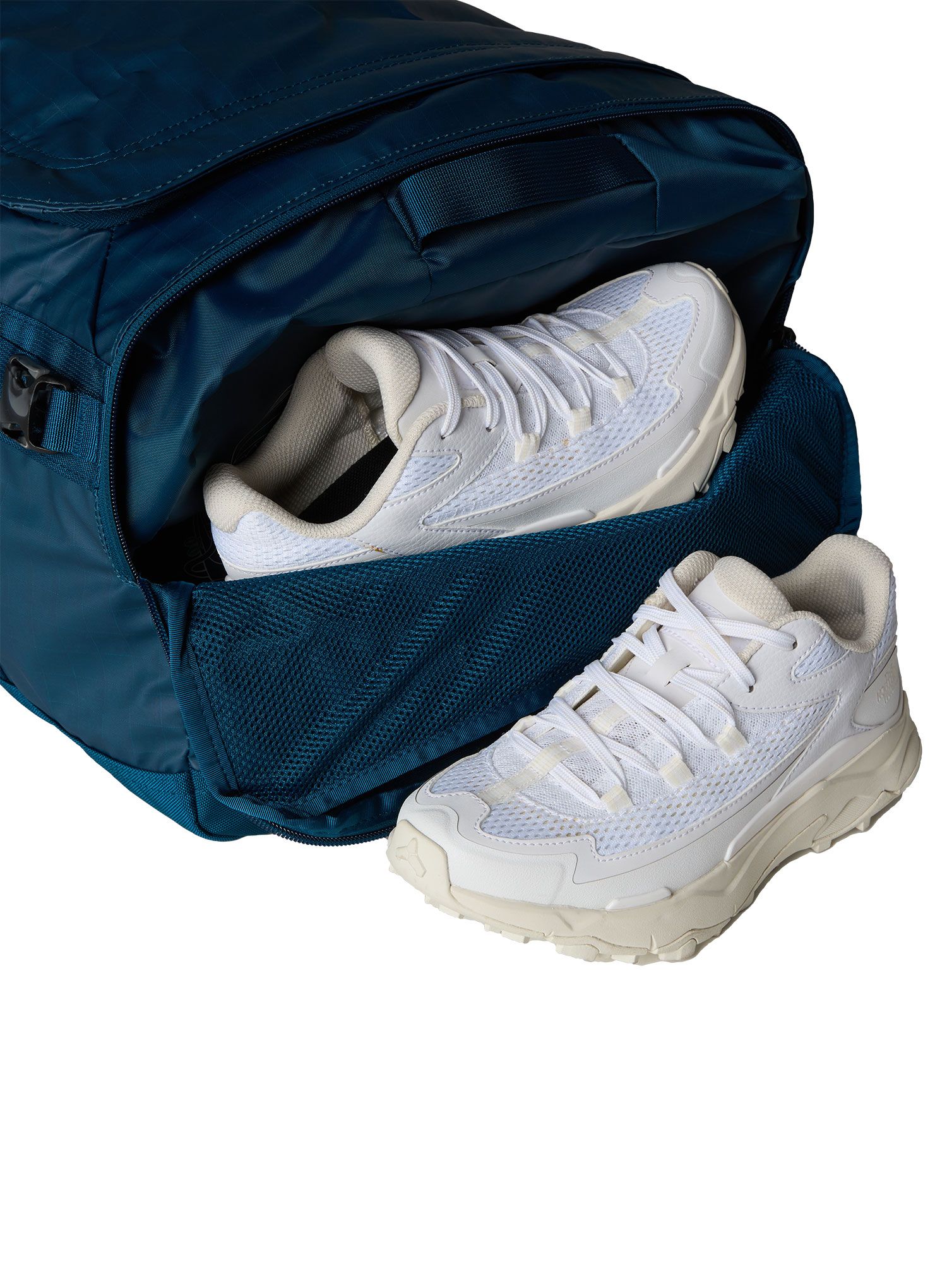 Potovalna torba The North Face Base Camp Voyager Duffel 62L - midnight petrol/algae blue