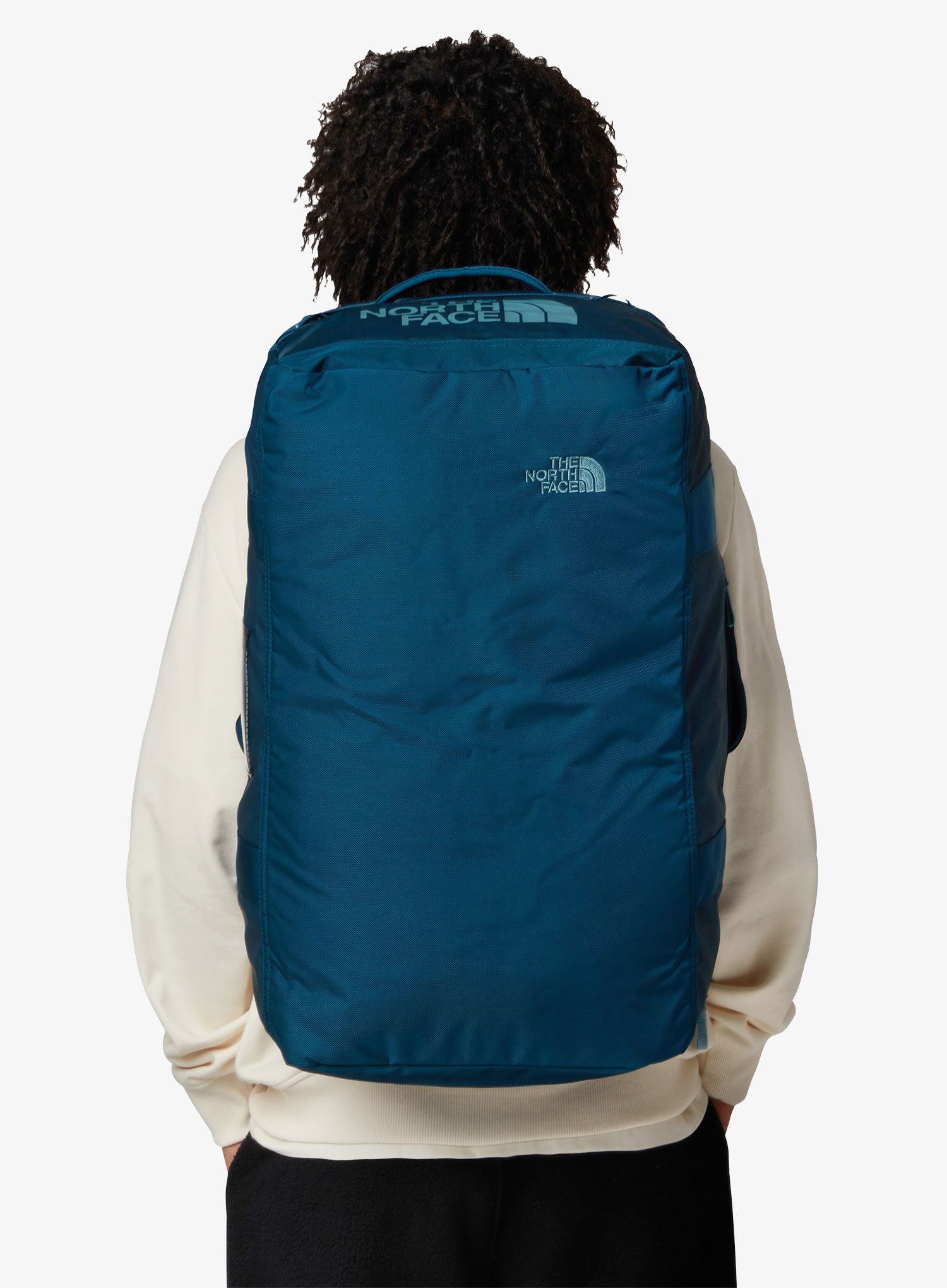Potovalna torba The North Face Base Camp Voyager Duffel 62L - midnight petrol/algae blue
