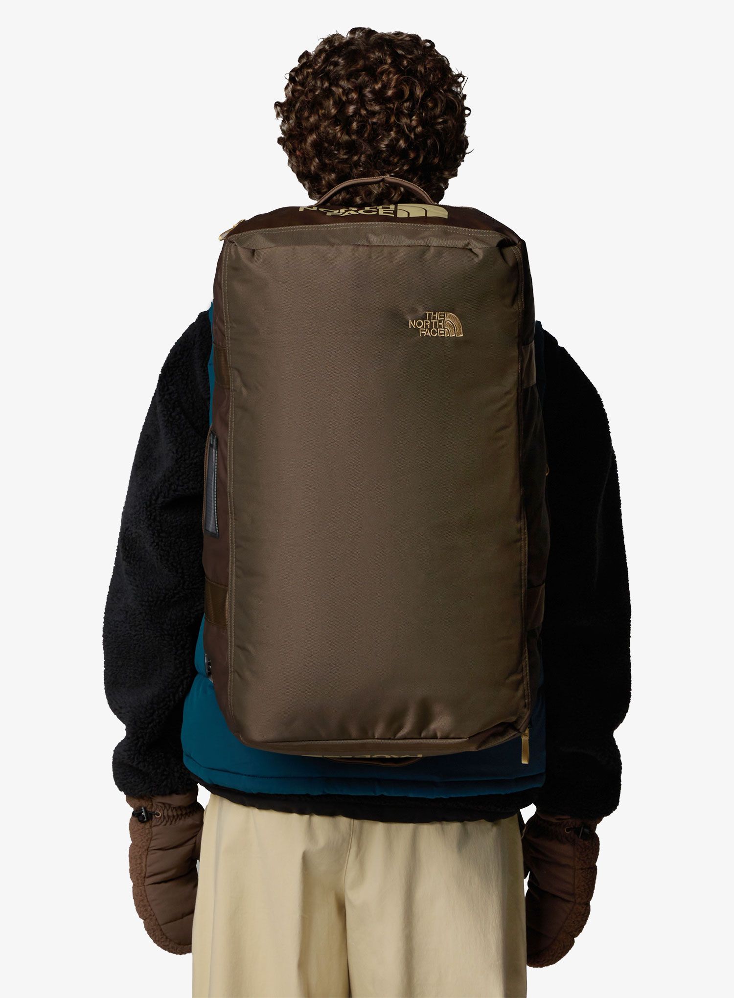 Potovalna torba The North Face Base Camp Voyager Duffel 62 - smokey brown/khaki stone