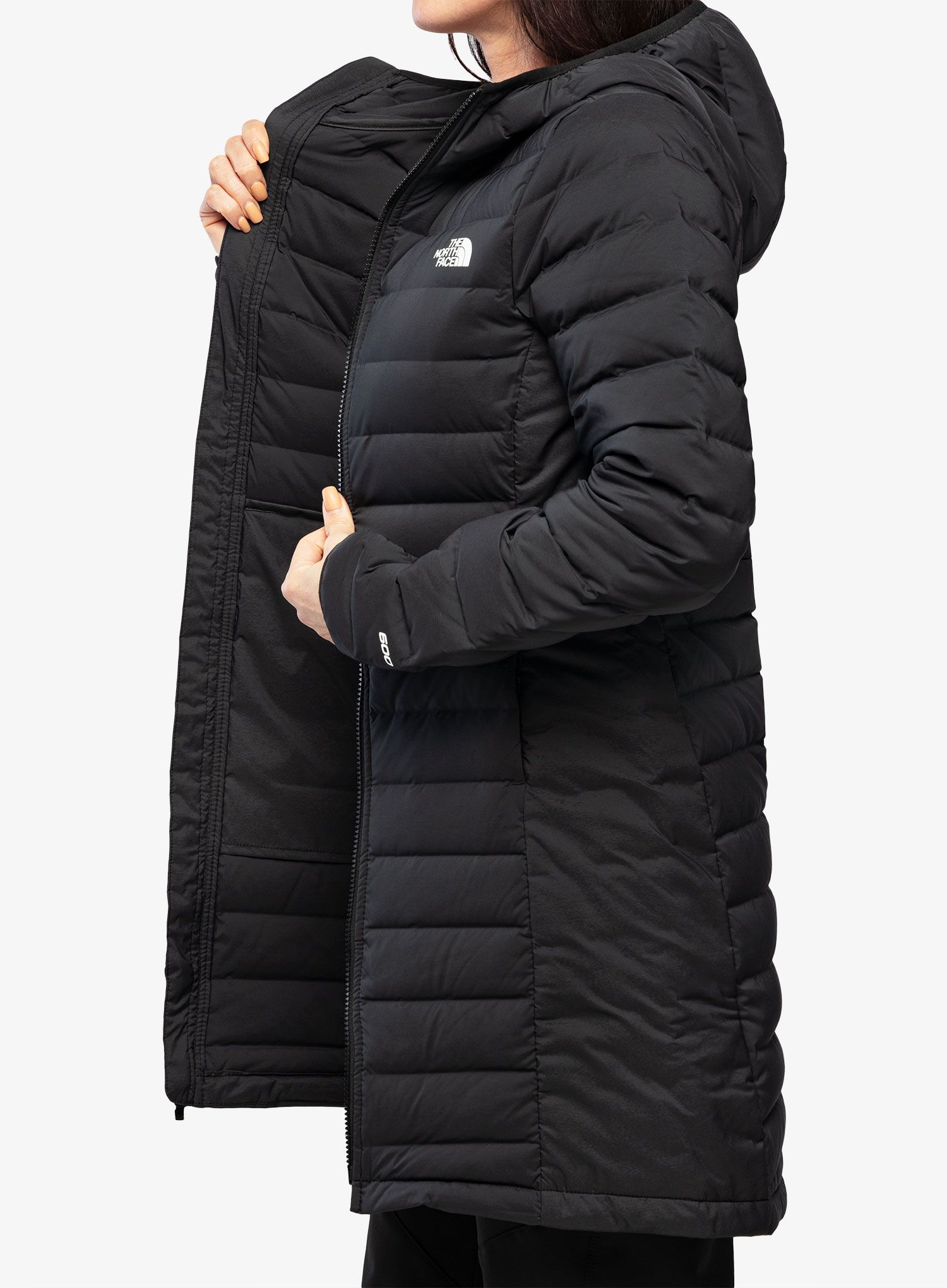 Puhast plašč The North Face Belleview Stretch Down Parka - tnf black