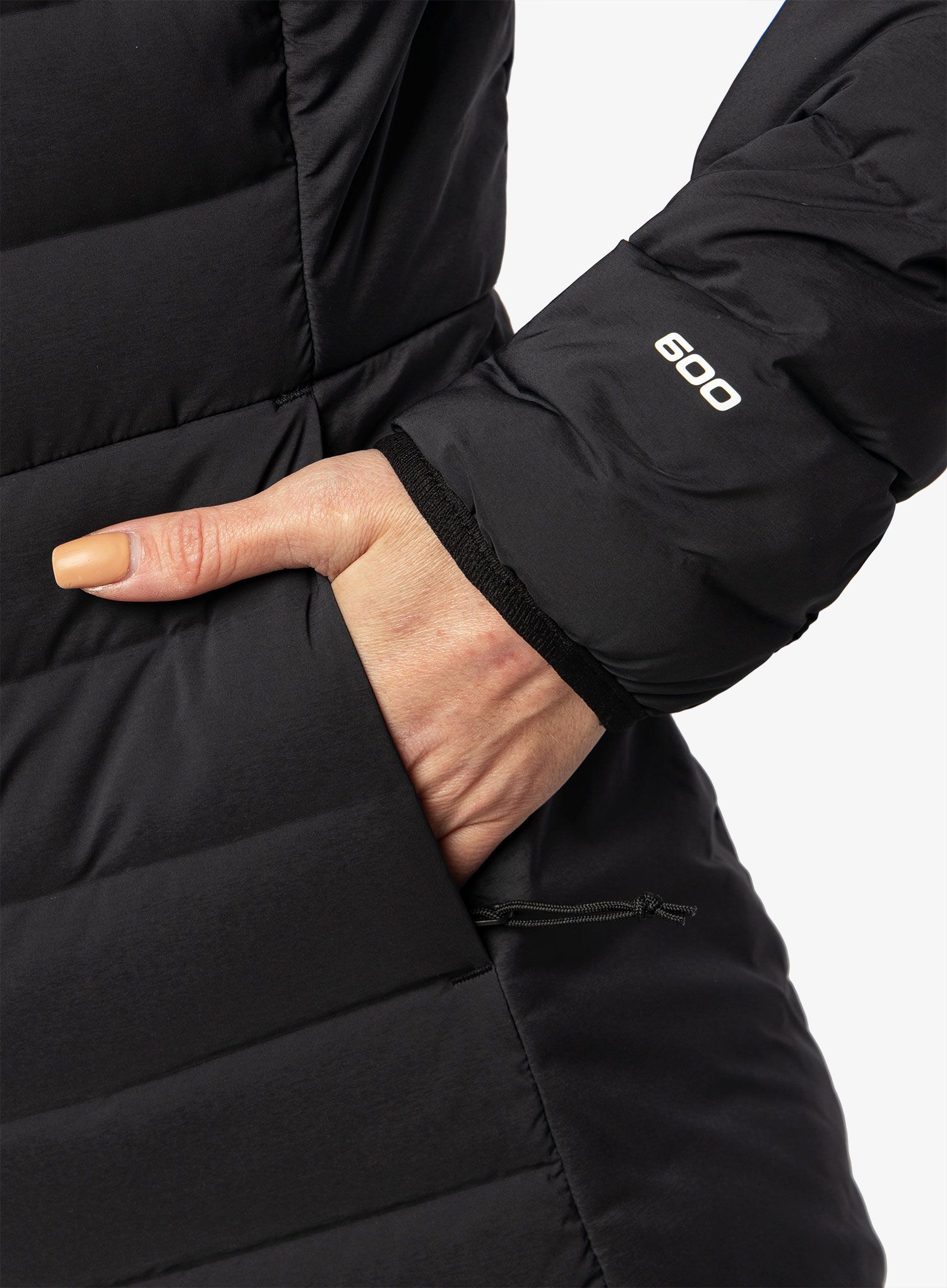 Puhast plašč The North Face Belleview Stretch Down Parka - tnf black