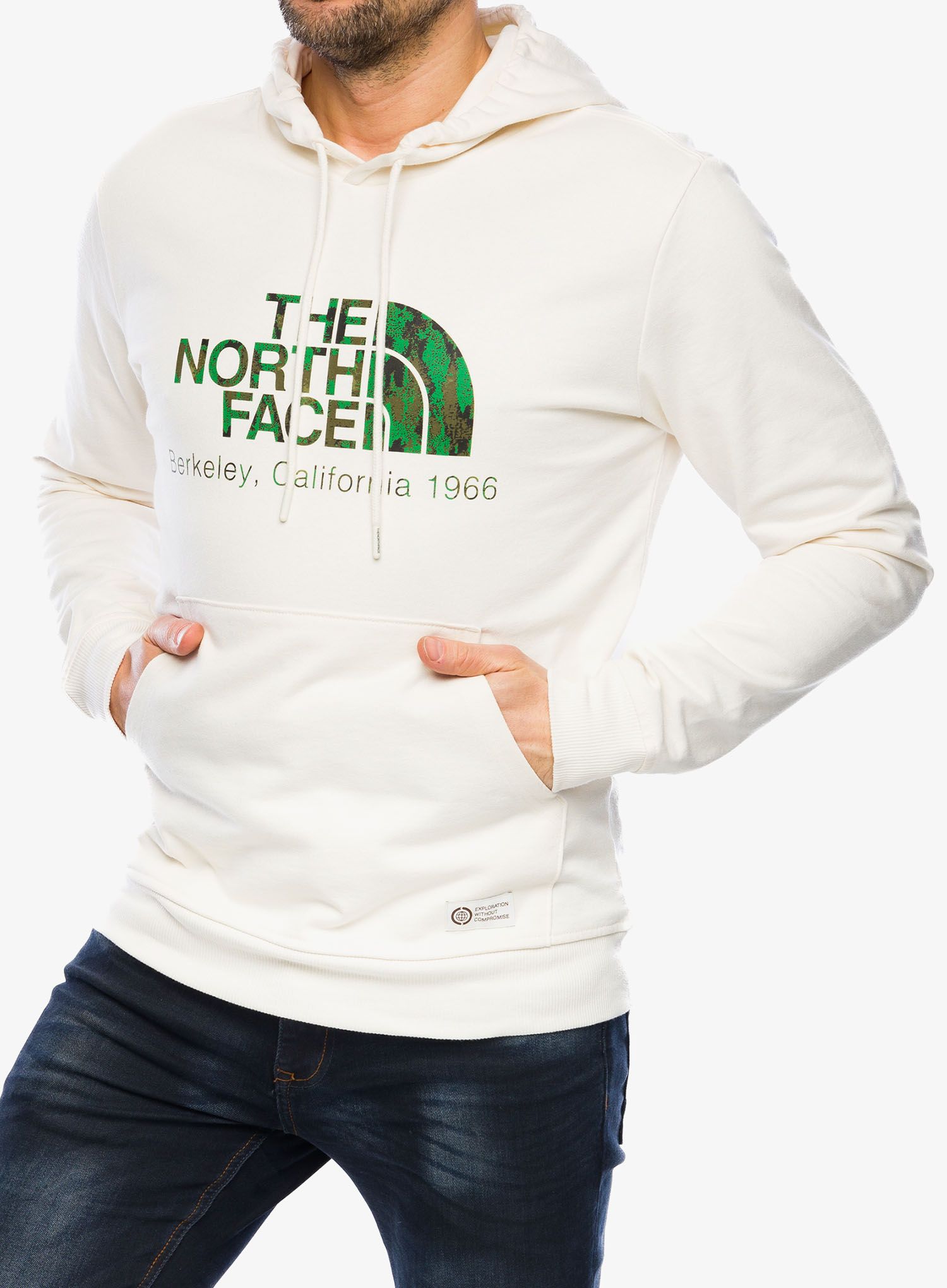 Jopica s kapuco The North Face Berkeley California Hoodie - white dune