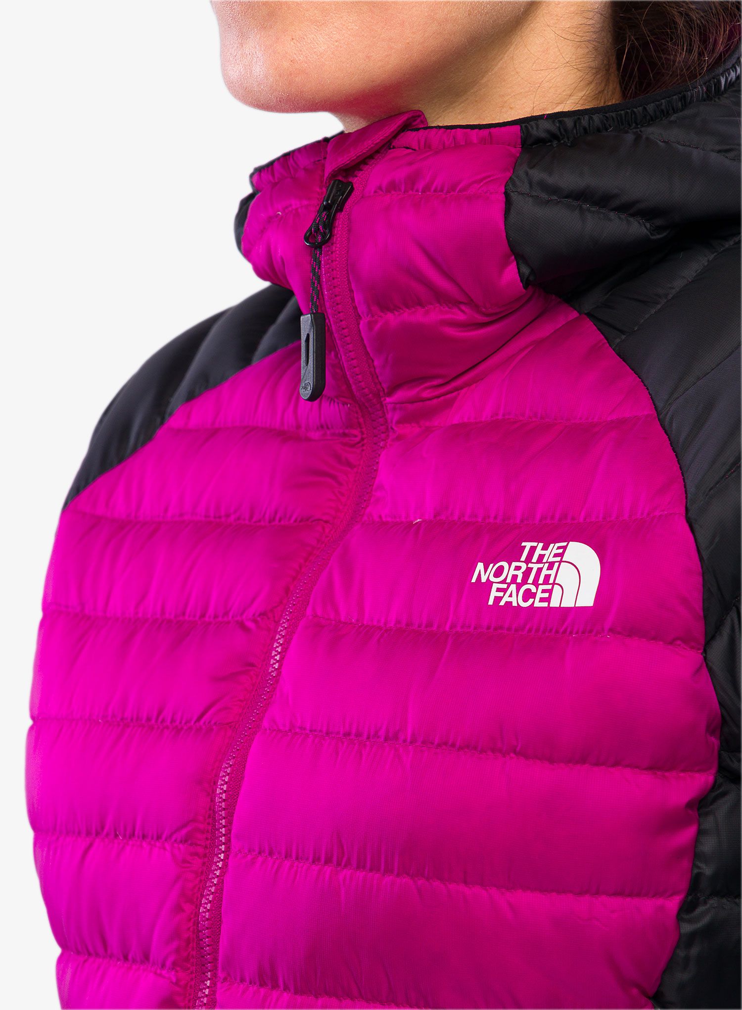Ženska jakna The North Face Bettaforca Lt Down Hoodie - fuschia pink/tnf black