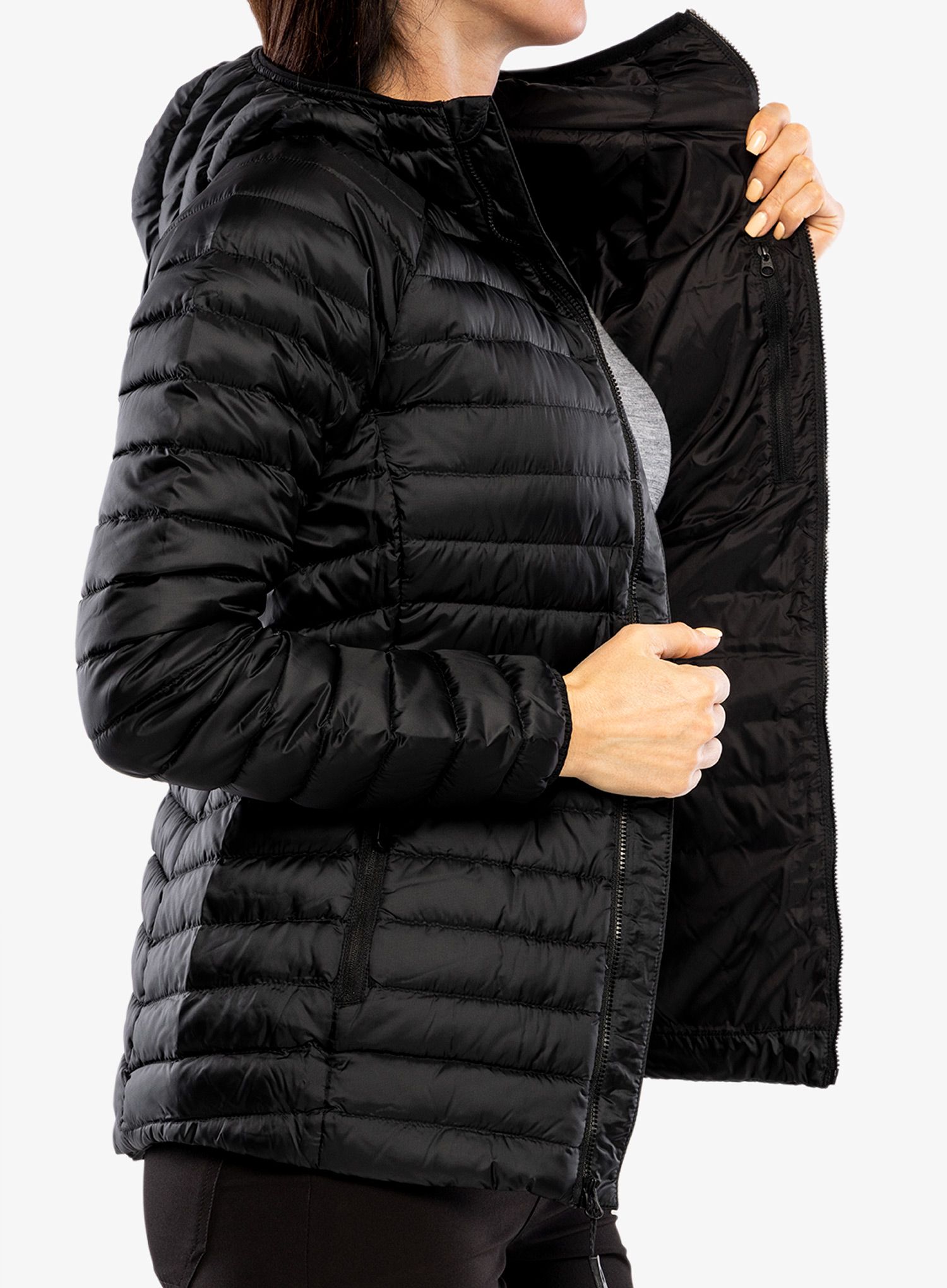 Ženska jakna The North Face Bettaforca Lt Down Hoodie - tnf black/tnf black
