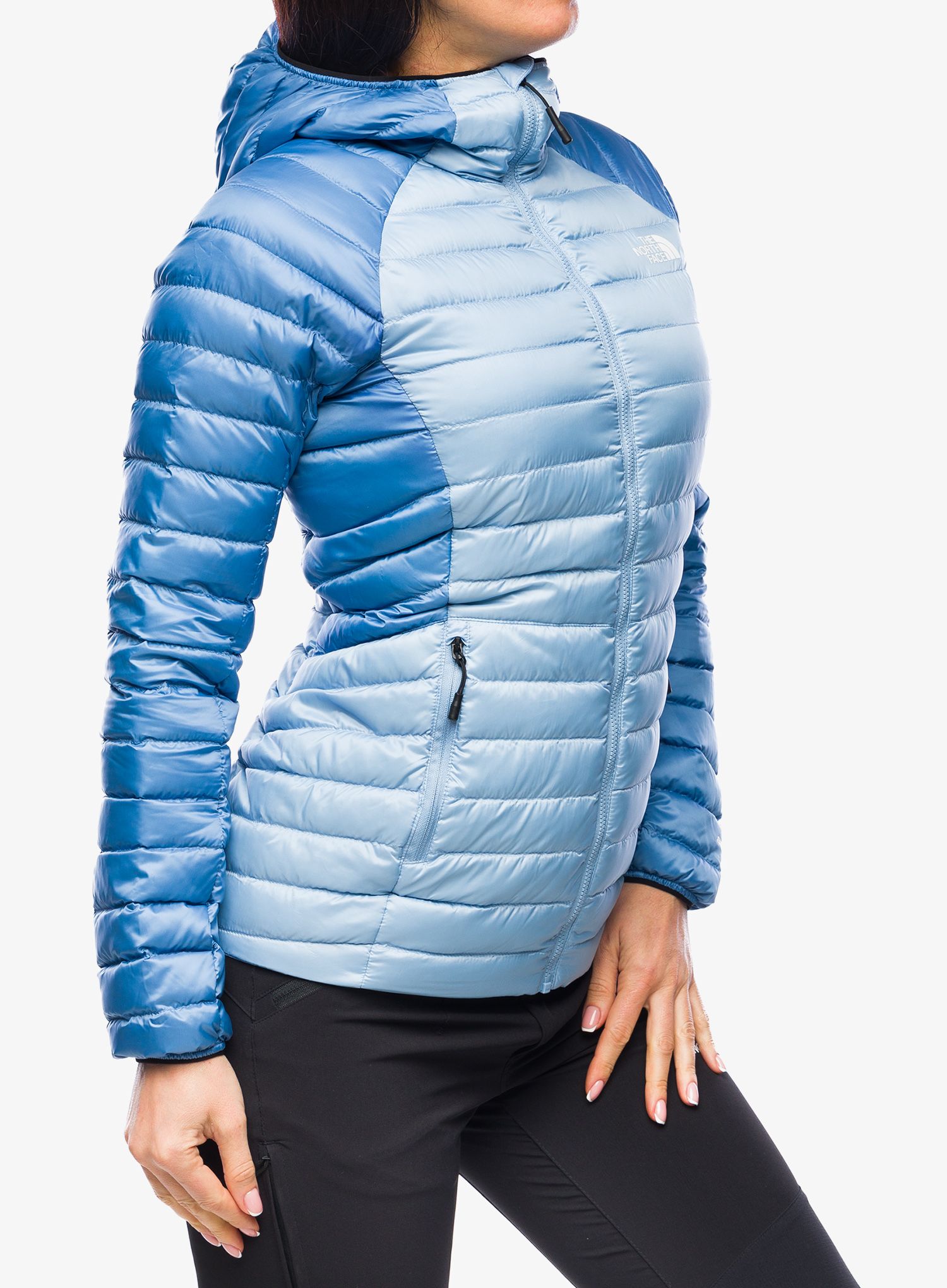 Ženska puhovka The North Face Bettaforca Lt Down Hoodie - blue/stone