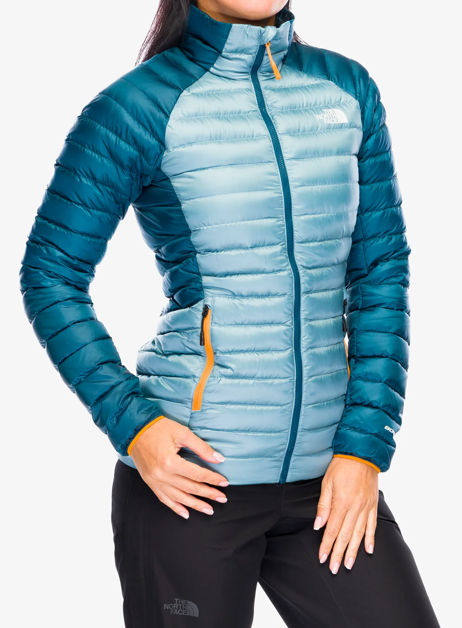 Ženska puhovka The North Face Bettaforca Lt Down Jacket - algae blue/midnight petrol