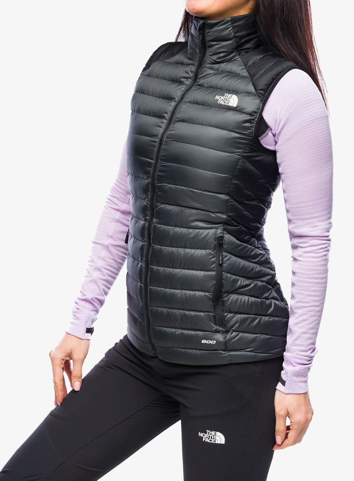 Ženski brezrokavnik The North Face Bettaforca Lt Down Vest - asphalt grey/black